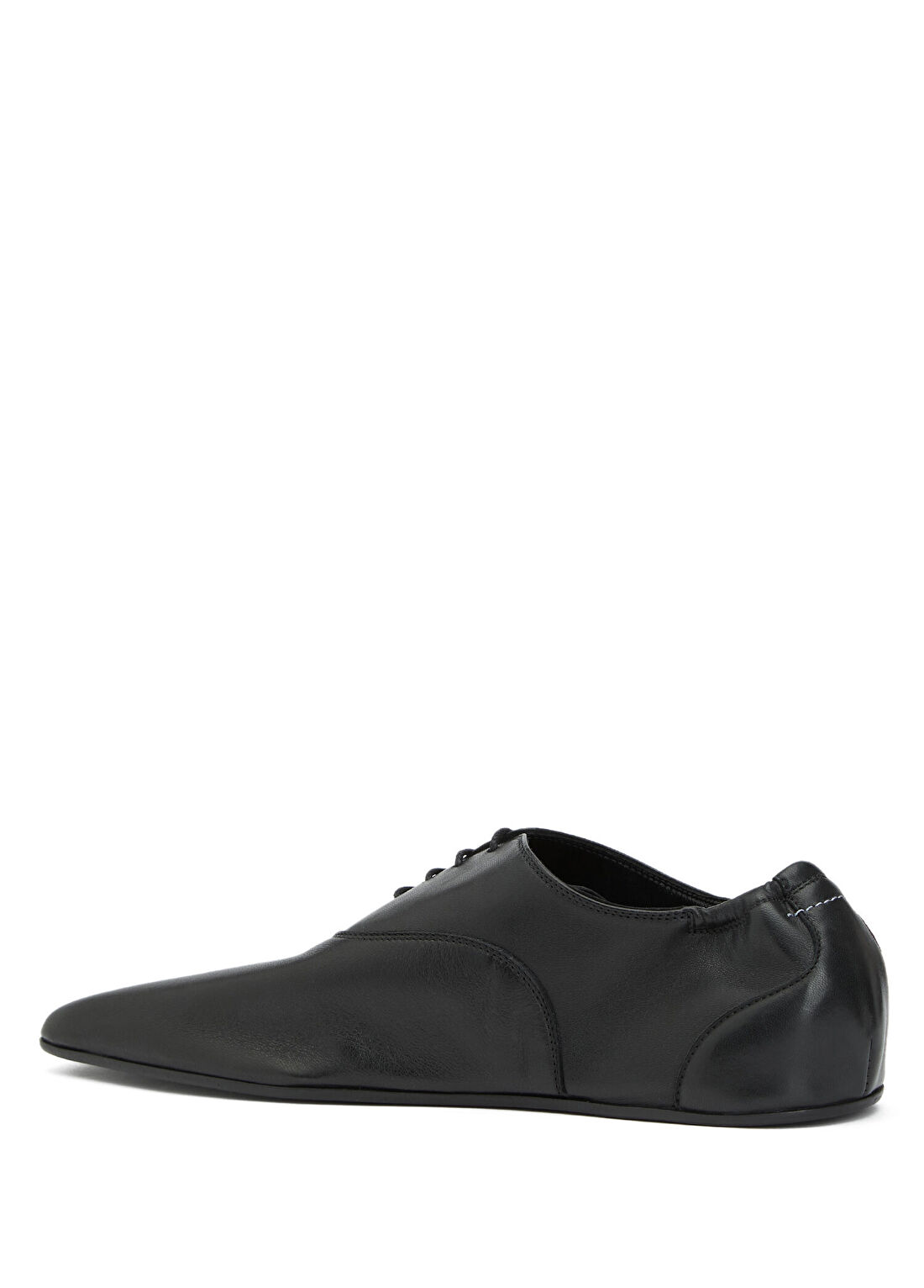 MM6 Maison Margiela Siyah Erkek Deri Loafer görsel 3