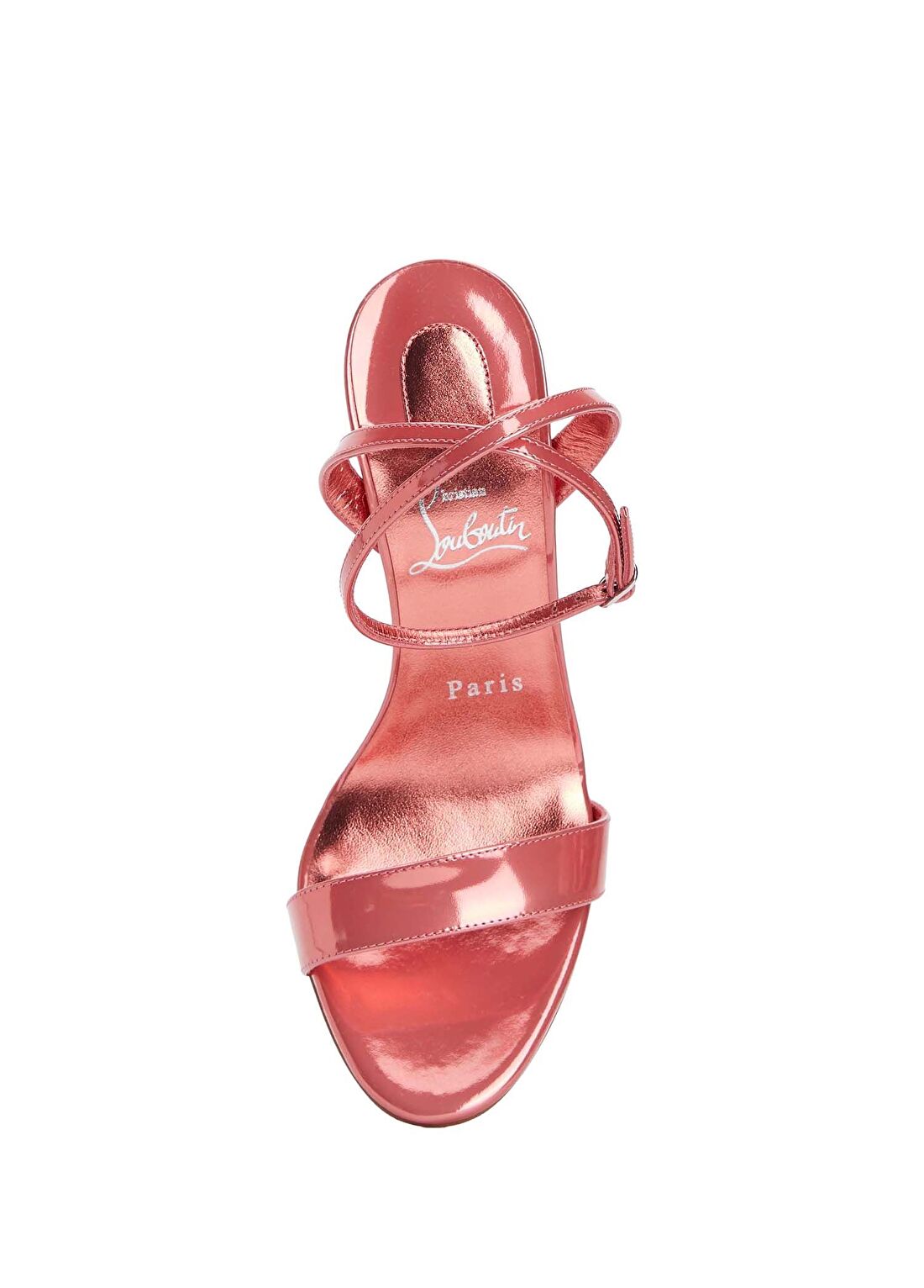 Christian Louboutin Miss Z Nar Çiçeği Kadın Deri Sandalet görsel 4