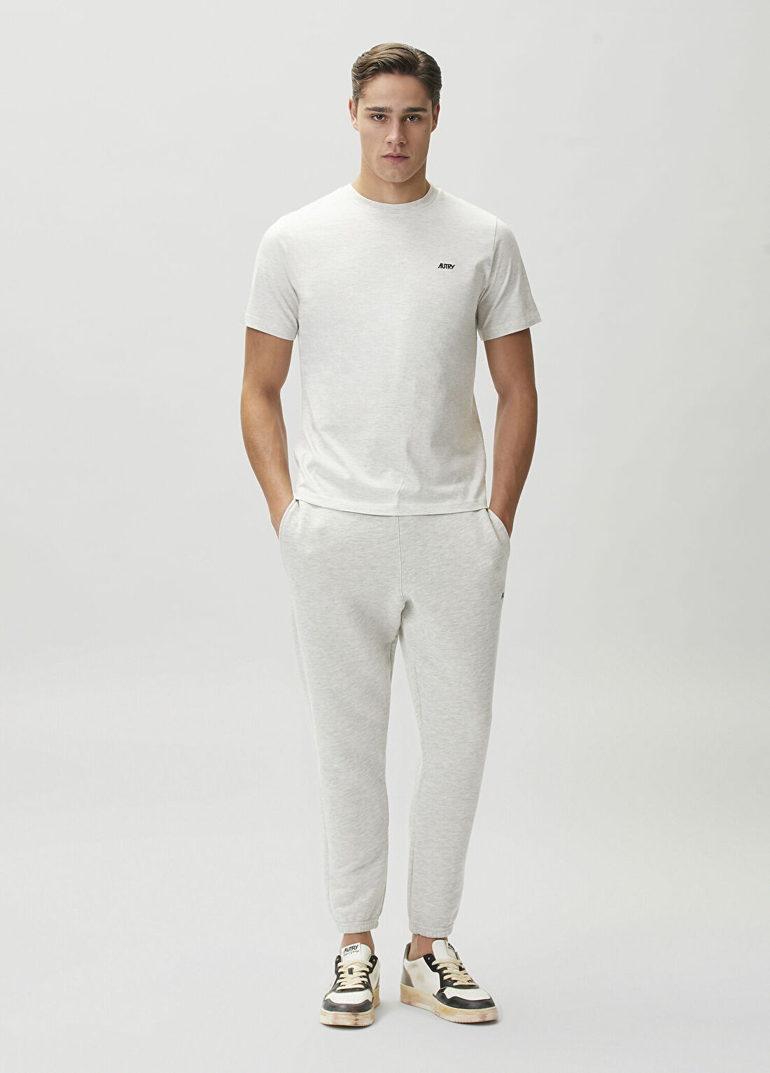 Autry Gri T-shirt görsel 2
