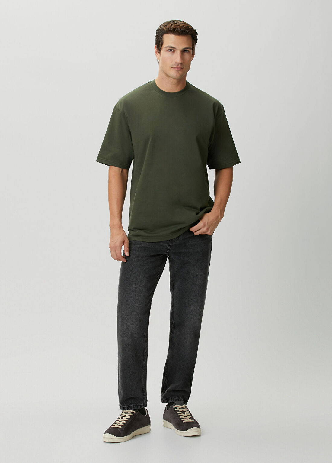 Jil Sander Haki T-shirt görsel 2
