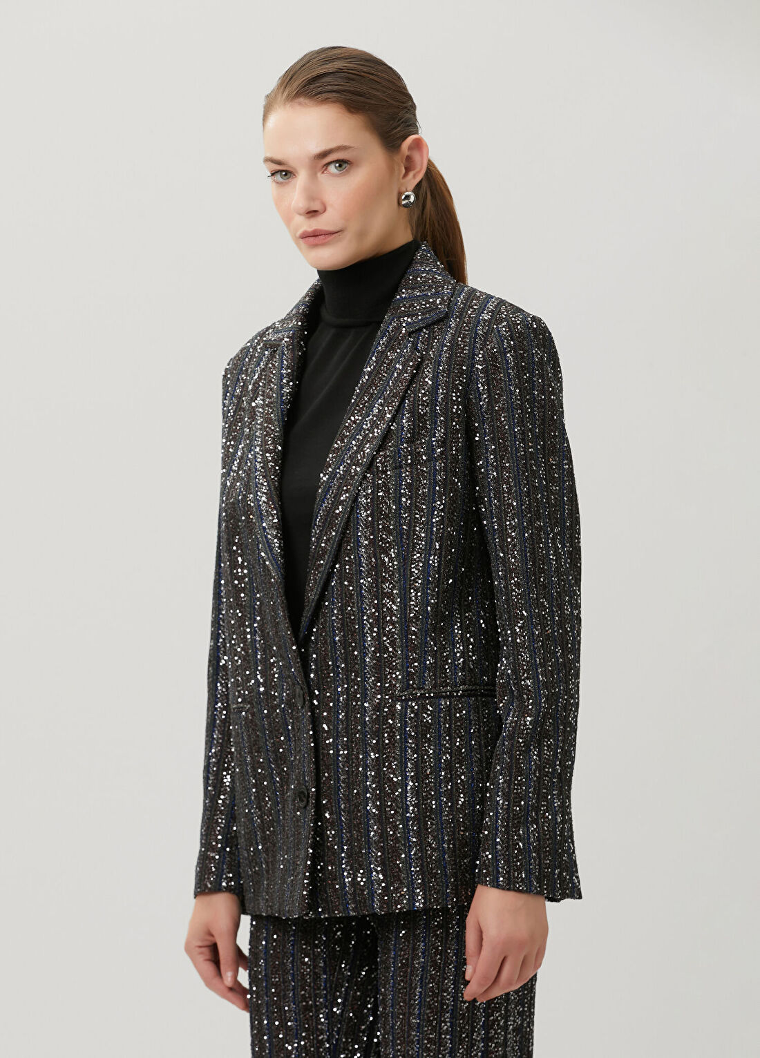 Missoni Siyah Payetli Ceket görsel 3