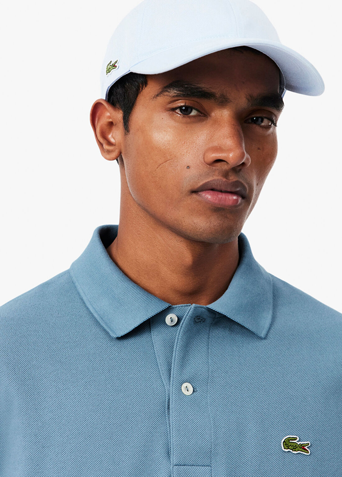 Lacoste L.12.12 Mavi Classic Fit Polo Yaka Kısa Kollu Erkek T-Shirt görsel 2