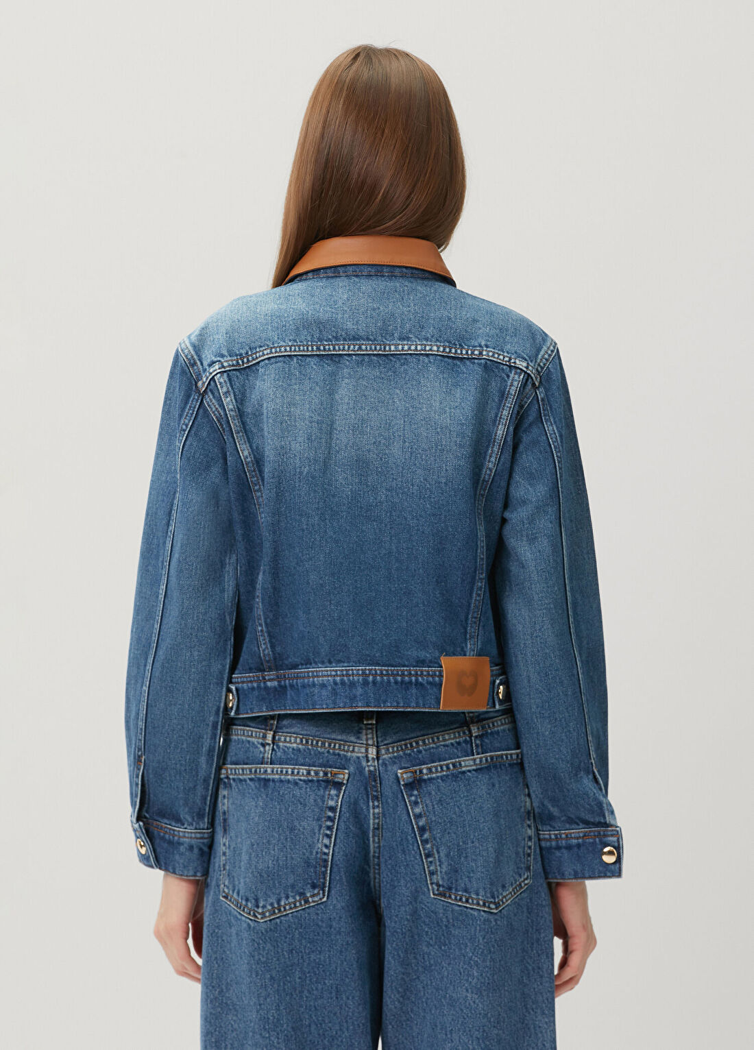 Maje Bavin Mavi Denim Ceket görsel 4
