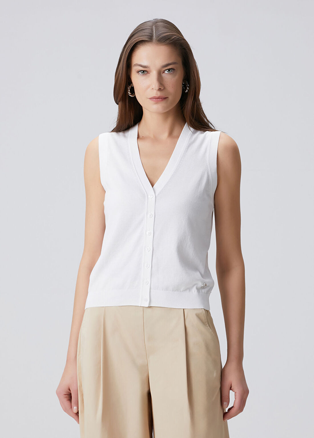 Beymen Collection Beyaz Koton Yelek görsel 4