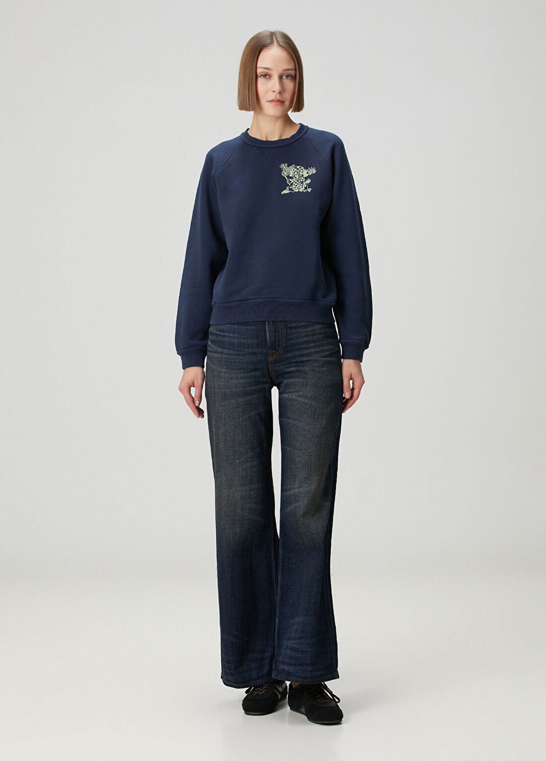 Kenzo Cartoon Lacivert Sweatshirt görsel 2