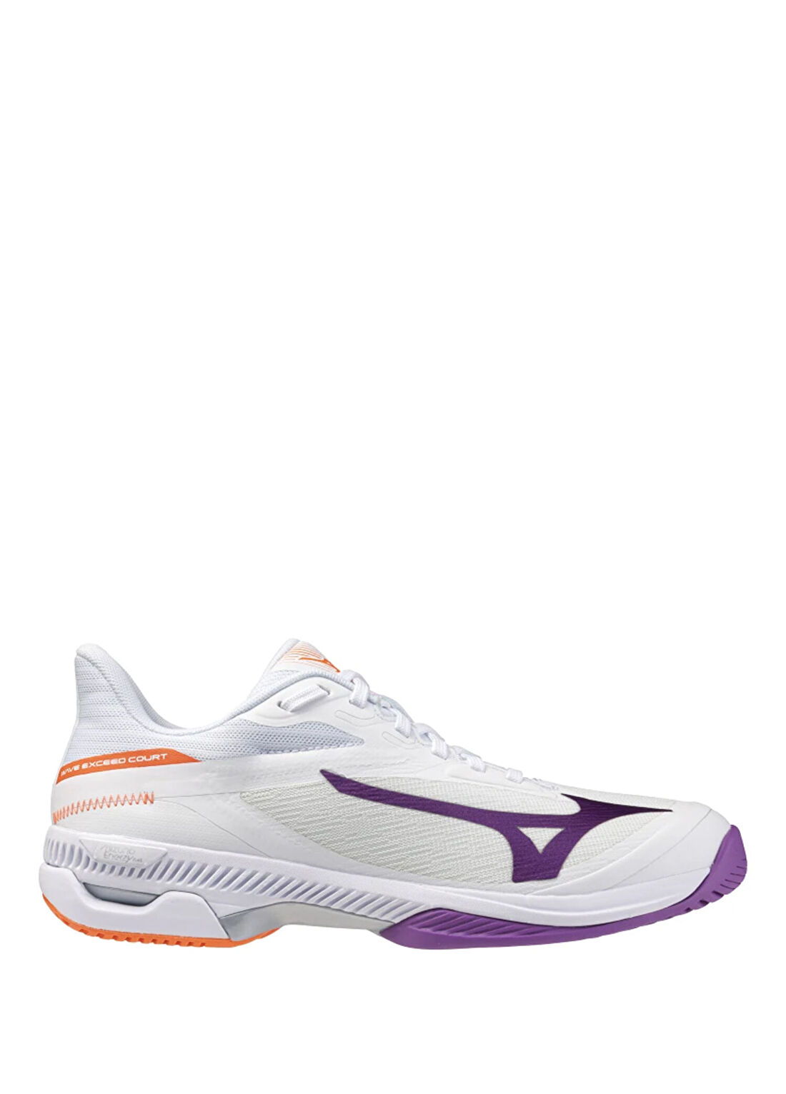Mizuno Wave Exceed Court AC Beyaz Mor Kadın Tenis Ayakkabısı