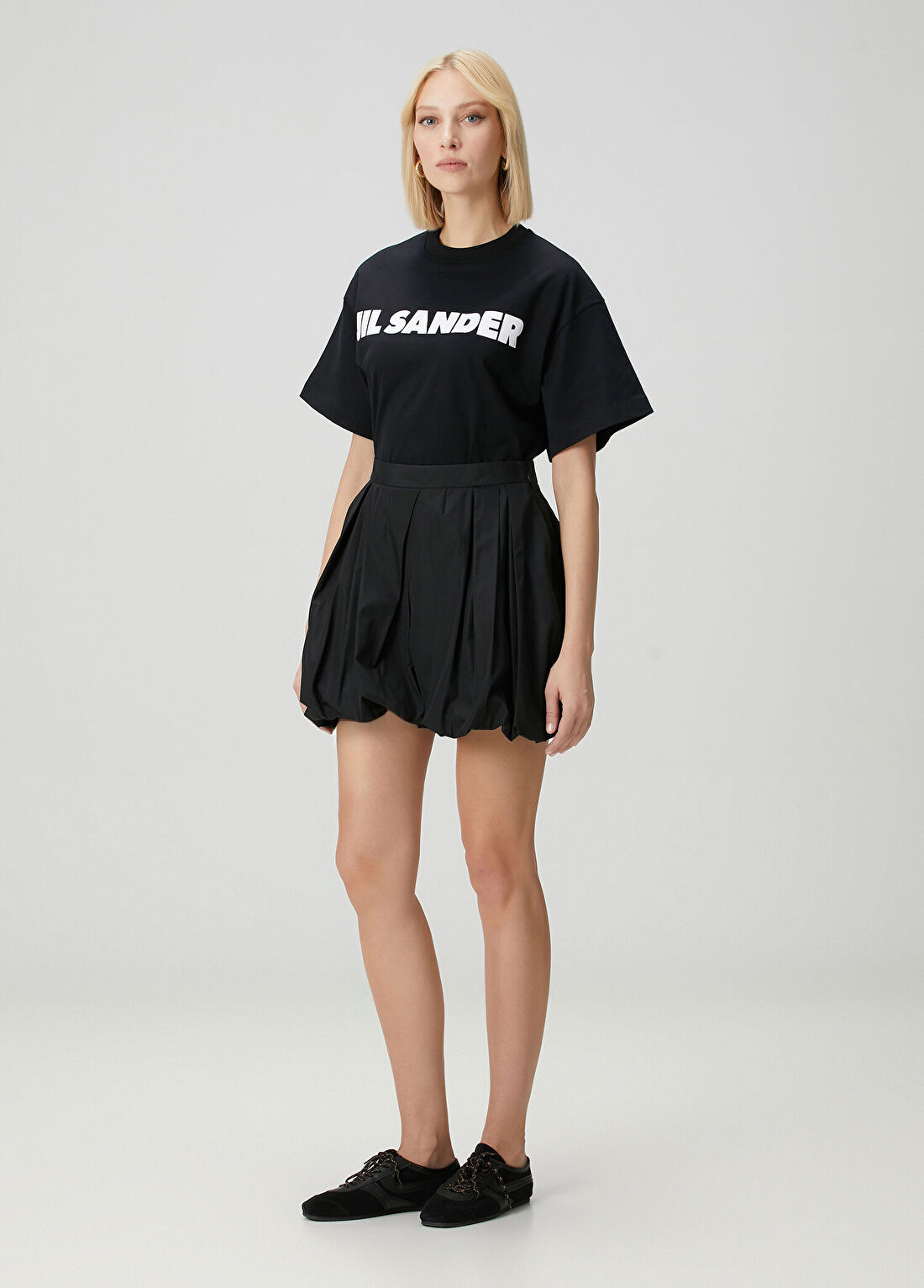 Jil Sander Siyah Balon Şort