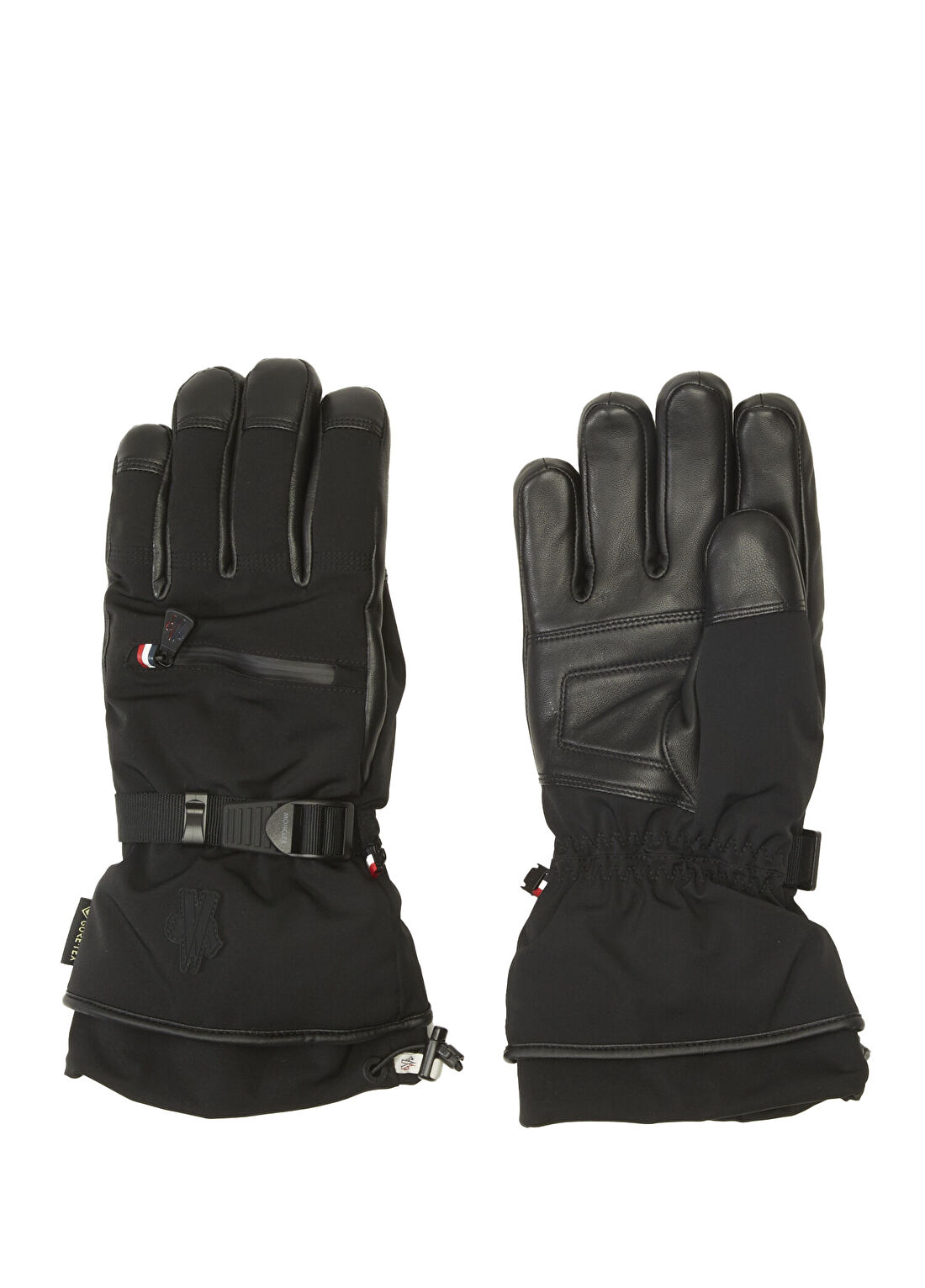 Moncler Grenoble x Reusch Siyah Erkek Deri Eldiven