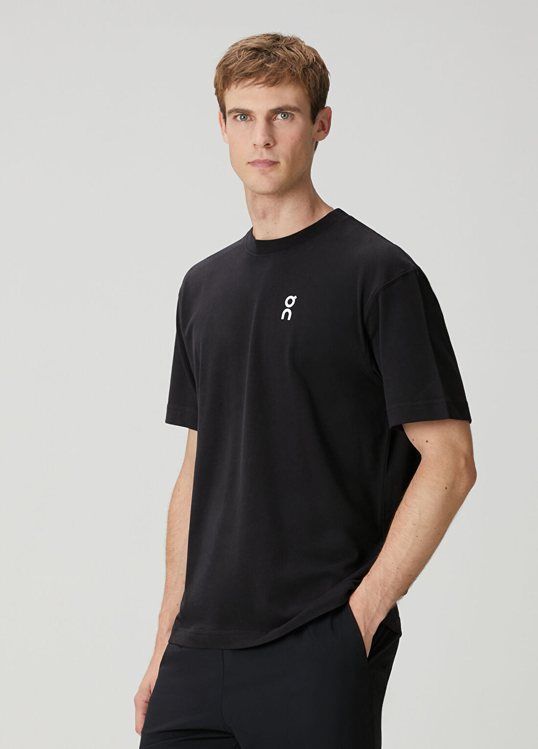 On Club T Siyah Basic T-shirt görsel 3