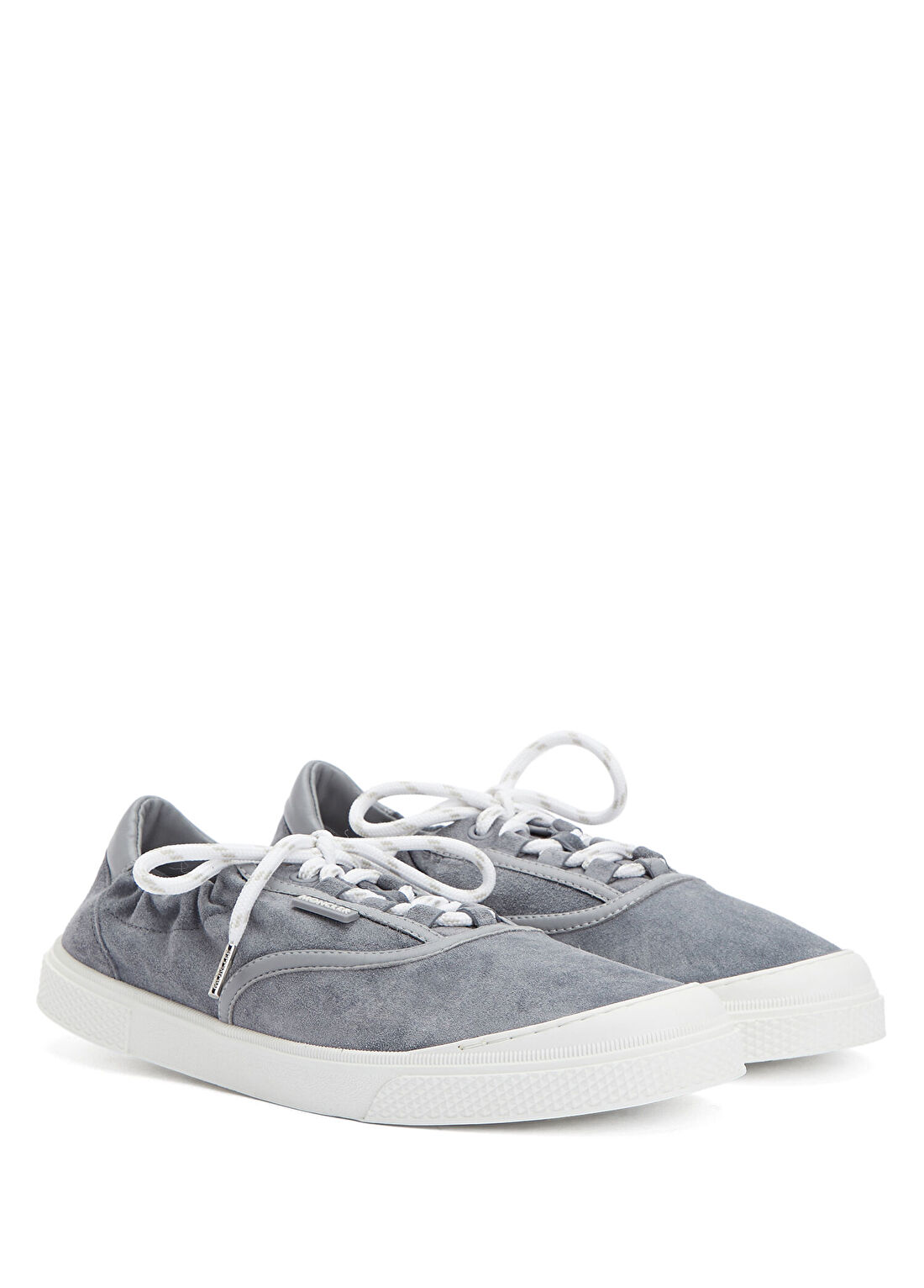 Moncler Vera Gri Erkek Nubuk Sneaker görsel 2