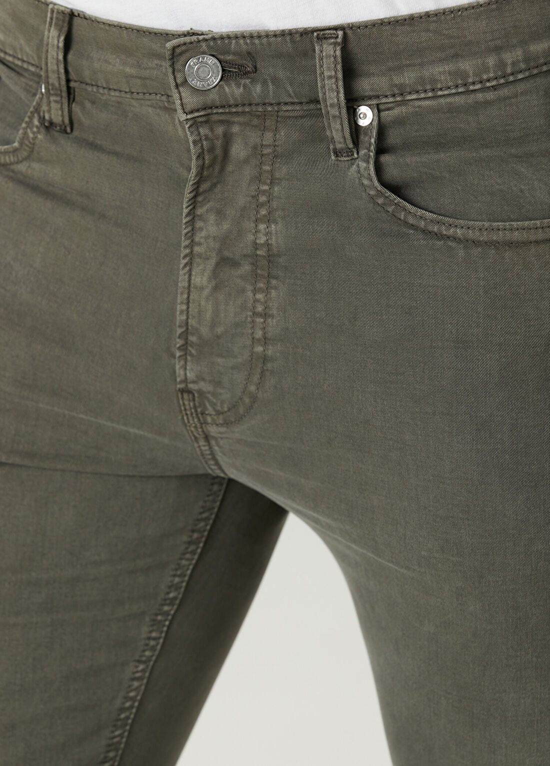 Frame Denim Açık Haki Jean Pantolon görsel 4