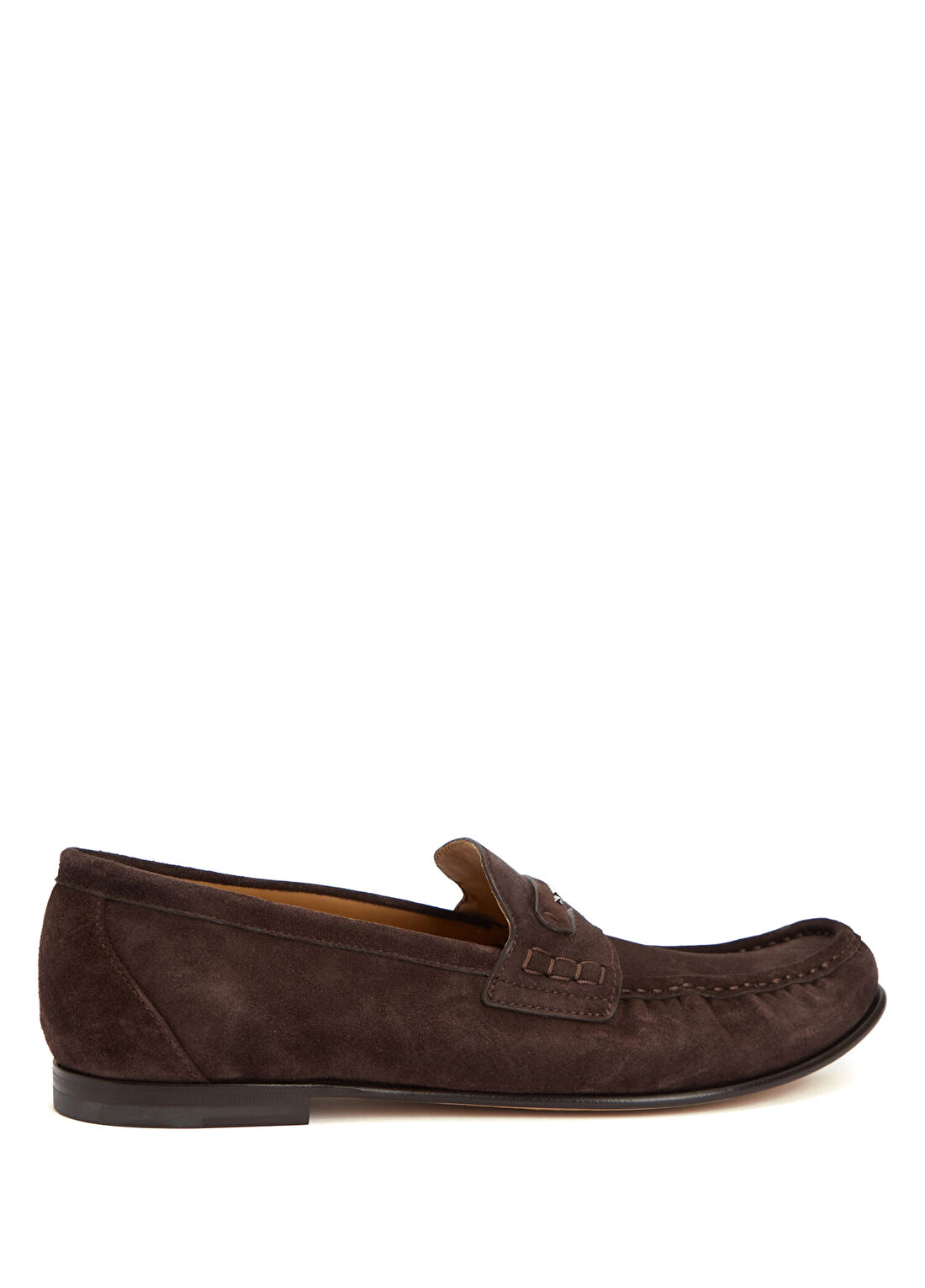 Fendi Scrunch Kahverengi Erkek Süet Loafer