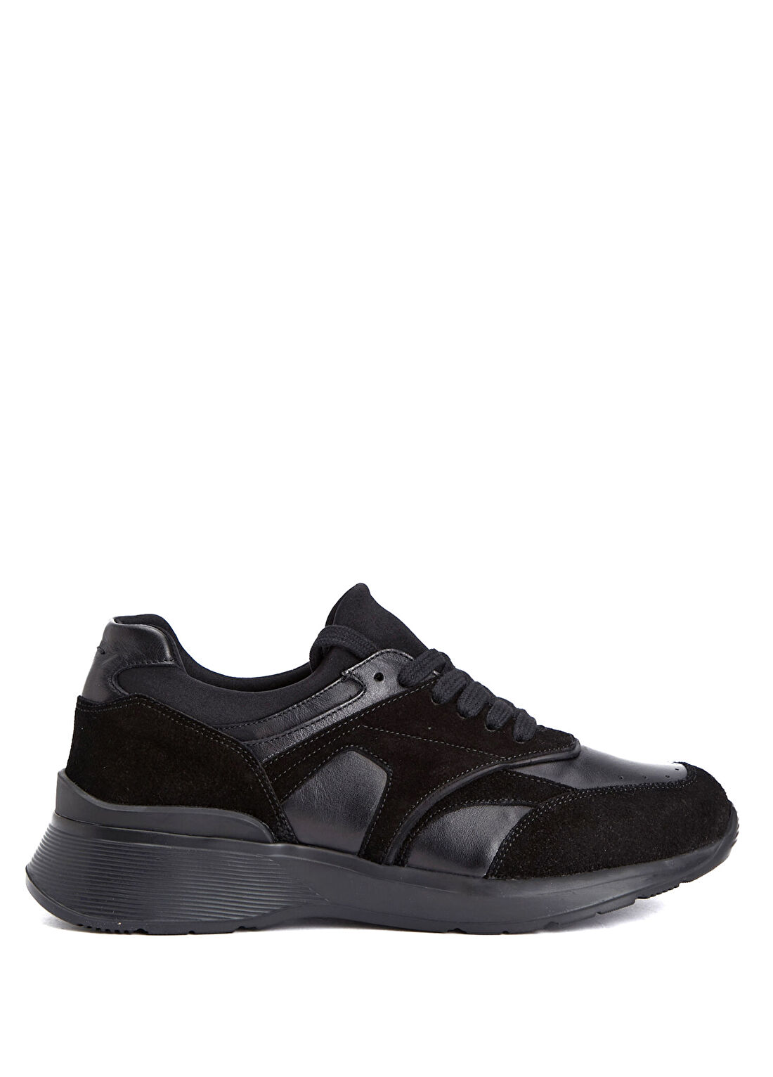 Network Siyah Süet Garnili Erkek Sneaker