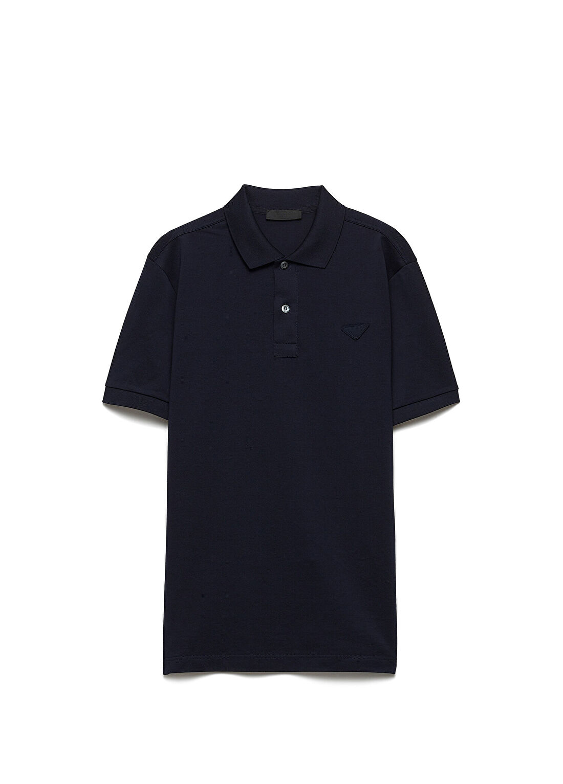 Prada Mavi Pike Polo Yaka Kısa Kollu Erkek T-shirt