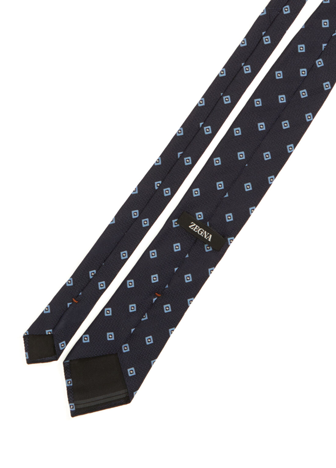 Zegna Lacivert İpek Kravat görsel 2