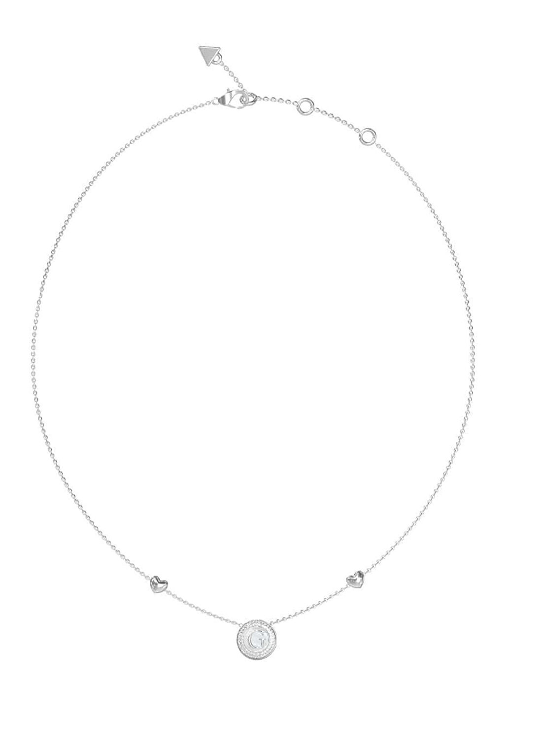 Guess JGUJUBN06207JWRHTU Kalpli Metalik Gri Çelik Kadın Kolye