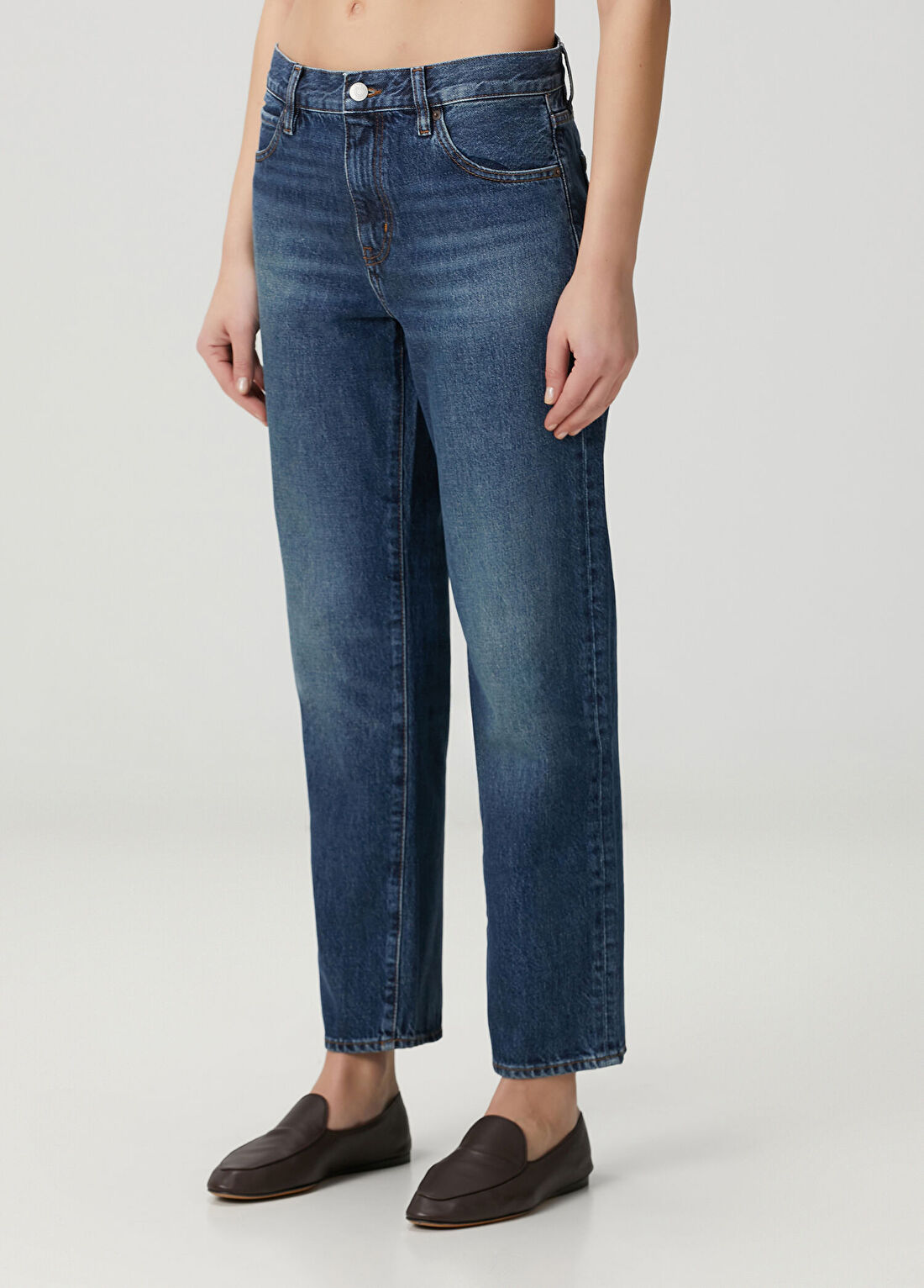 Frame Denim The Hang Mavi Jean Pantolon görsel 2