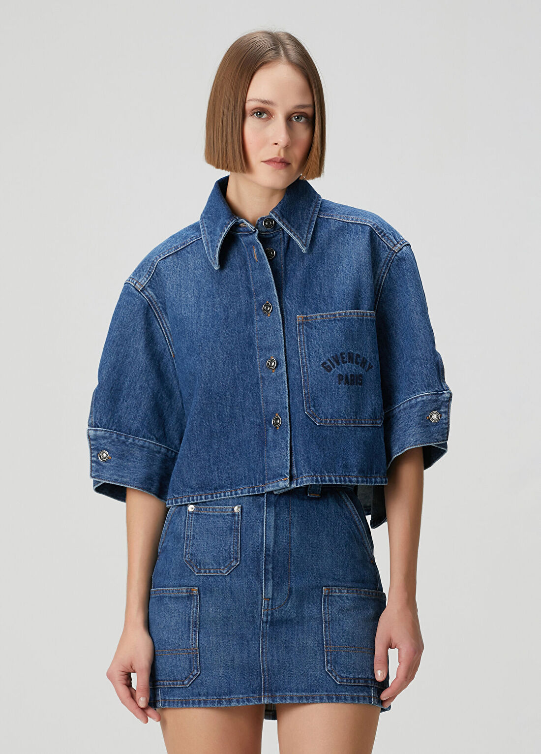 Givenchy Mavi Denim Gömlek