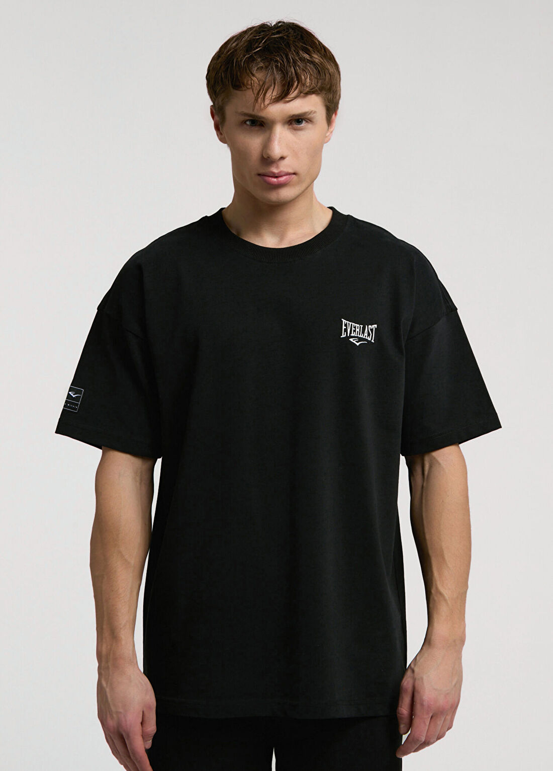 Everlast Ever Essentials Siyah Oversize Kısa Kollu Erkek T-Shirt