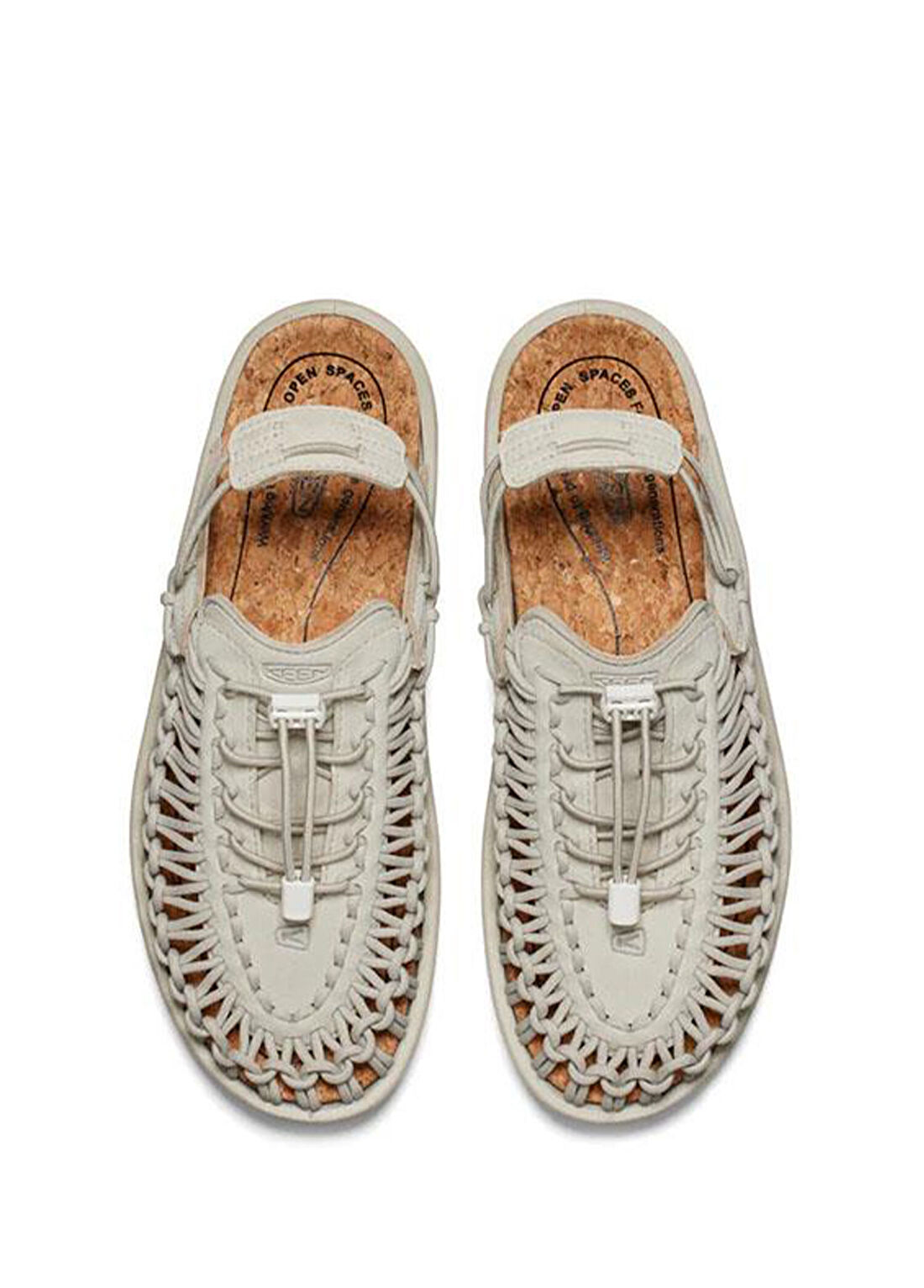 Keen UNEEK II Convertible Plaza Taupe Kanvas Unisex Sandalet görsel 4