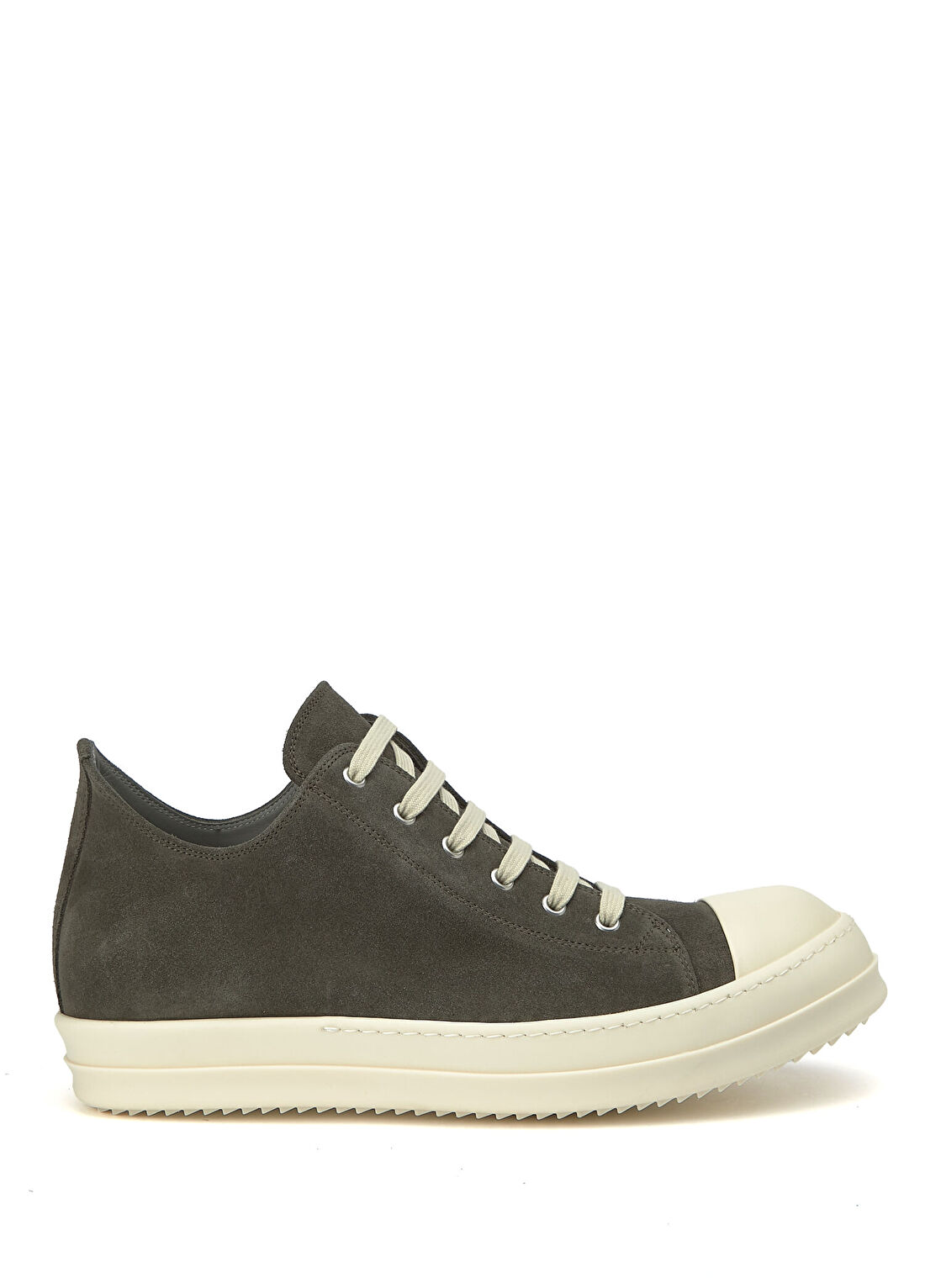 Rick Owens Haki Erkek Deri Sneaker