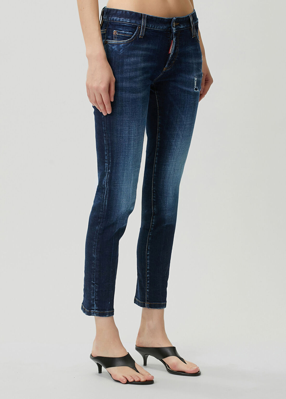 Dsquared2 Skinny Mavi Jean Pantolon görsel 3
