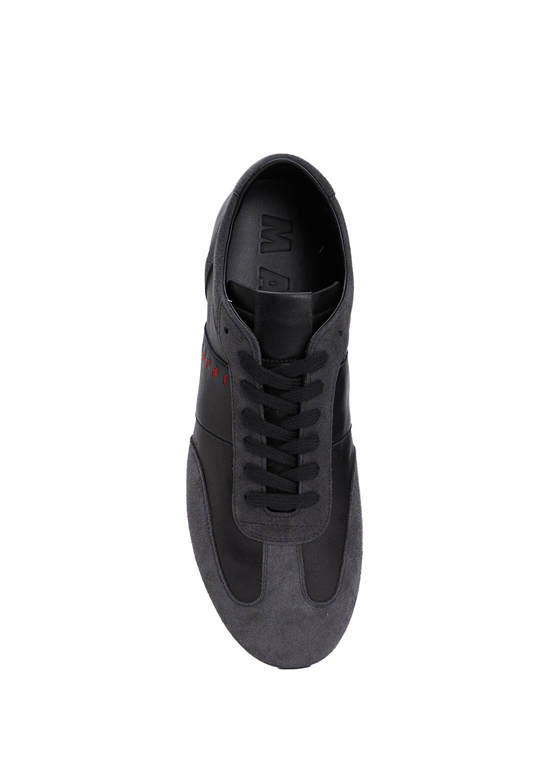 Marni Antrasit Erkek Deri Sneaker görsel 4