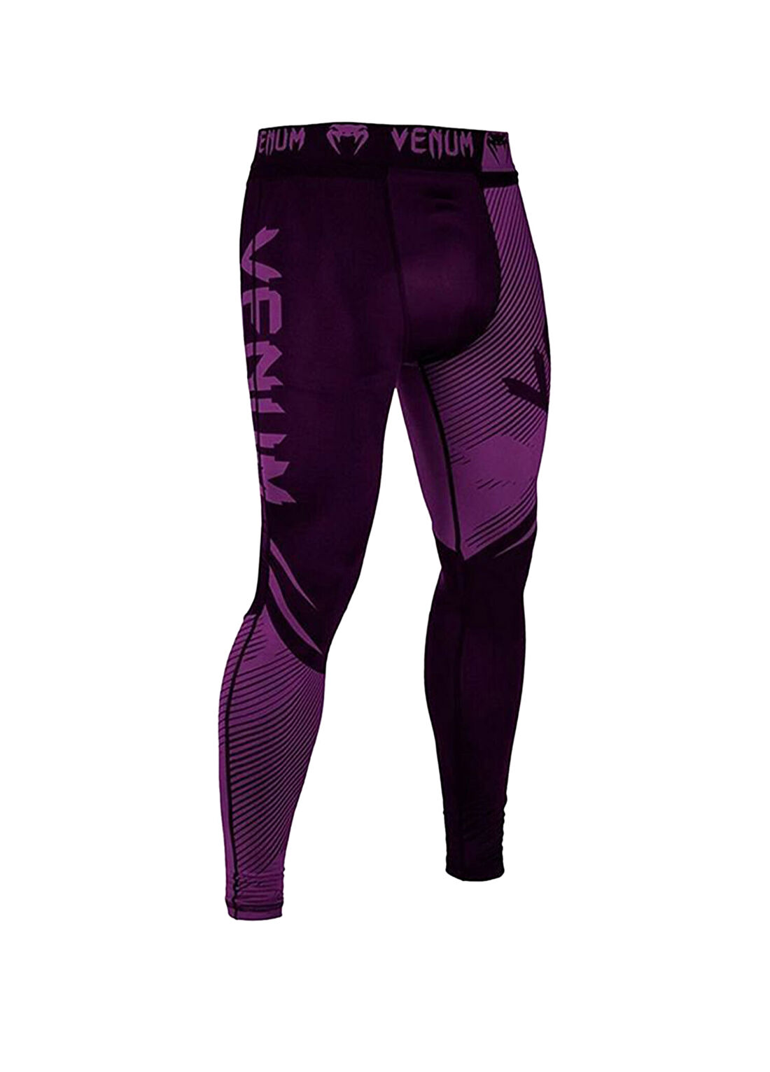 Venum Nogi 2.0 NoGi Compression Tights Black Purple Erkek Spor Tayt
