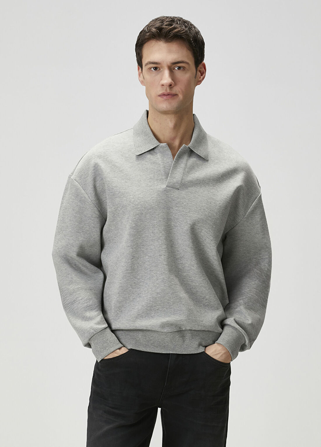 Boss Gri Sweatshirt