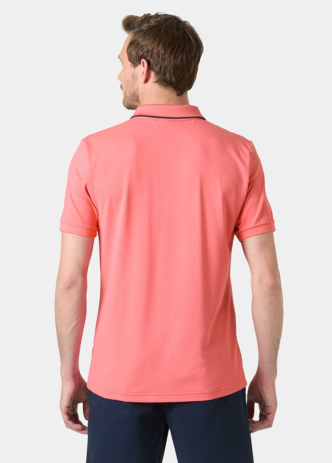 Helly Hansen HP Figari Sunset Pink Polo Yaka Kısa Kollu Erkek T-shirt görsel 2