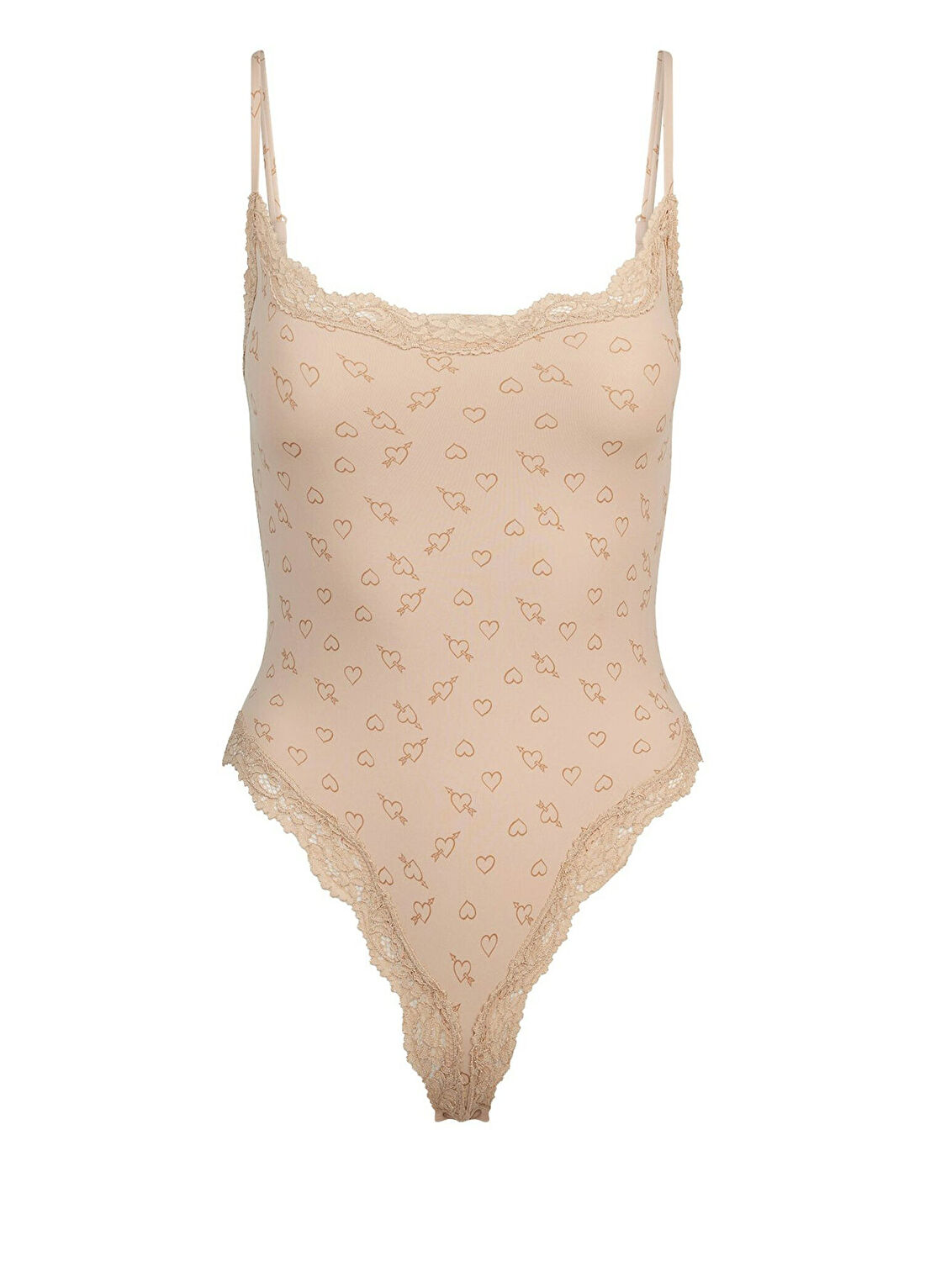 Skims Cami Açık Kahverengi Bodysuit