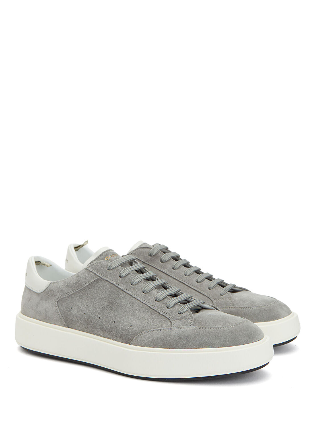 Officine Creative Açık Bej Erkek Süet Sneaker görsel 2