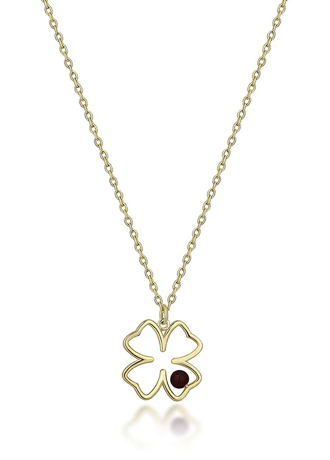 Reis Kuyumculuk The Grape Clover 14 Ayar Rose Gold Kadın Kolye