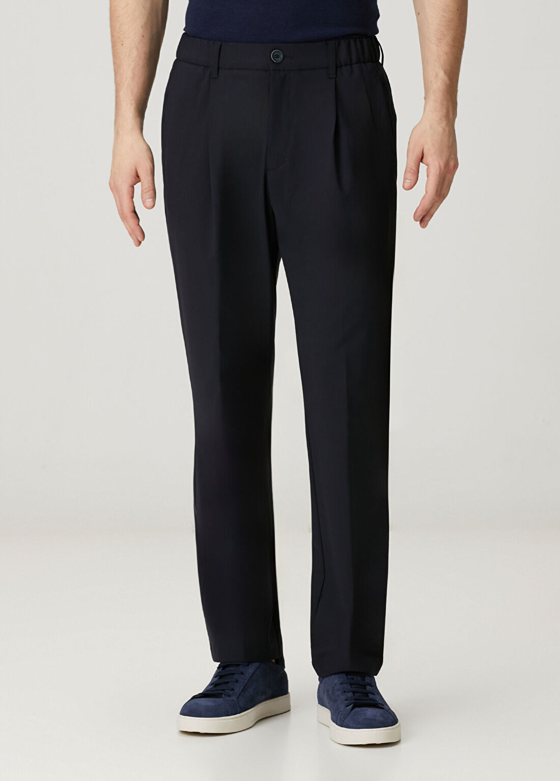 Herno Lacivert Beli Kordonlu Pantolon görsel 2