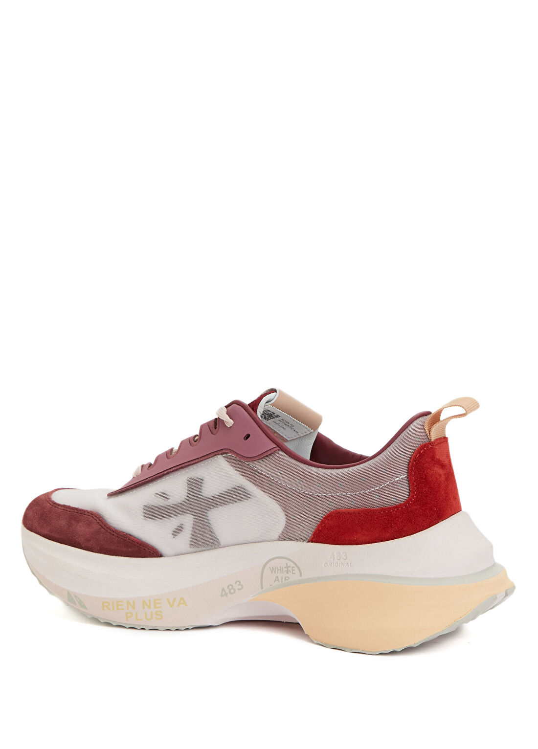 Premiata Hill Pembe Beyaz Kadın Sneaker görsel 3
