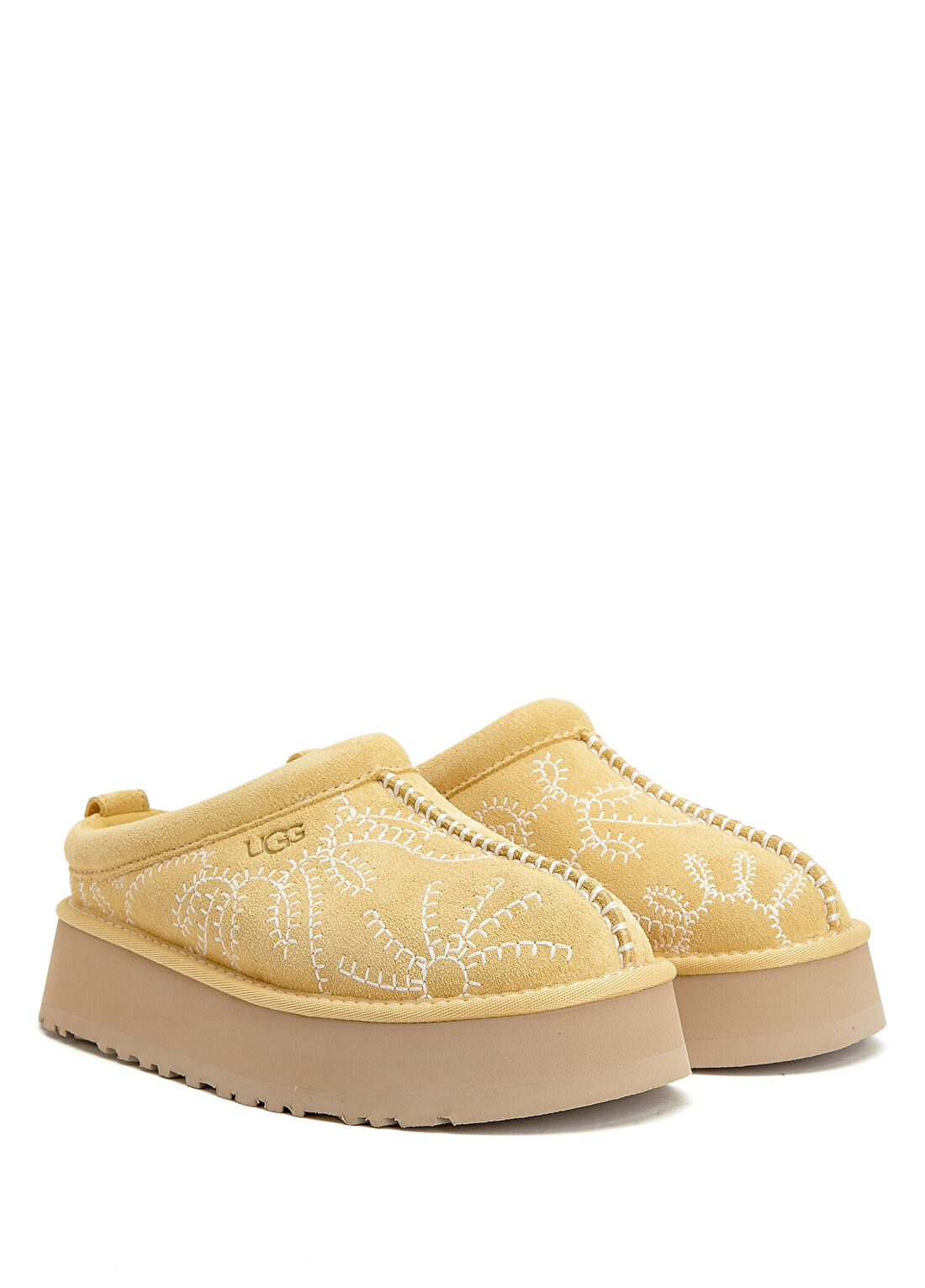 Ugg Tazz Botanic Hardal Kadın Deri Ayakkabı görsel 2