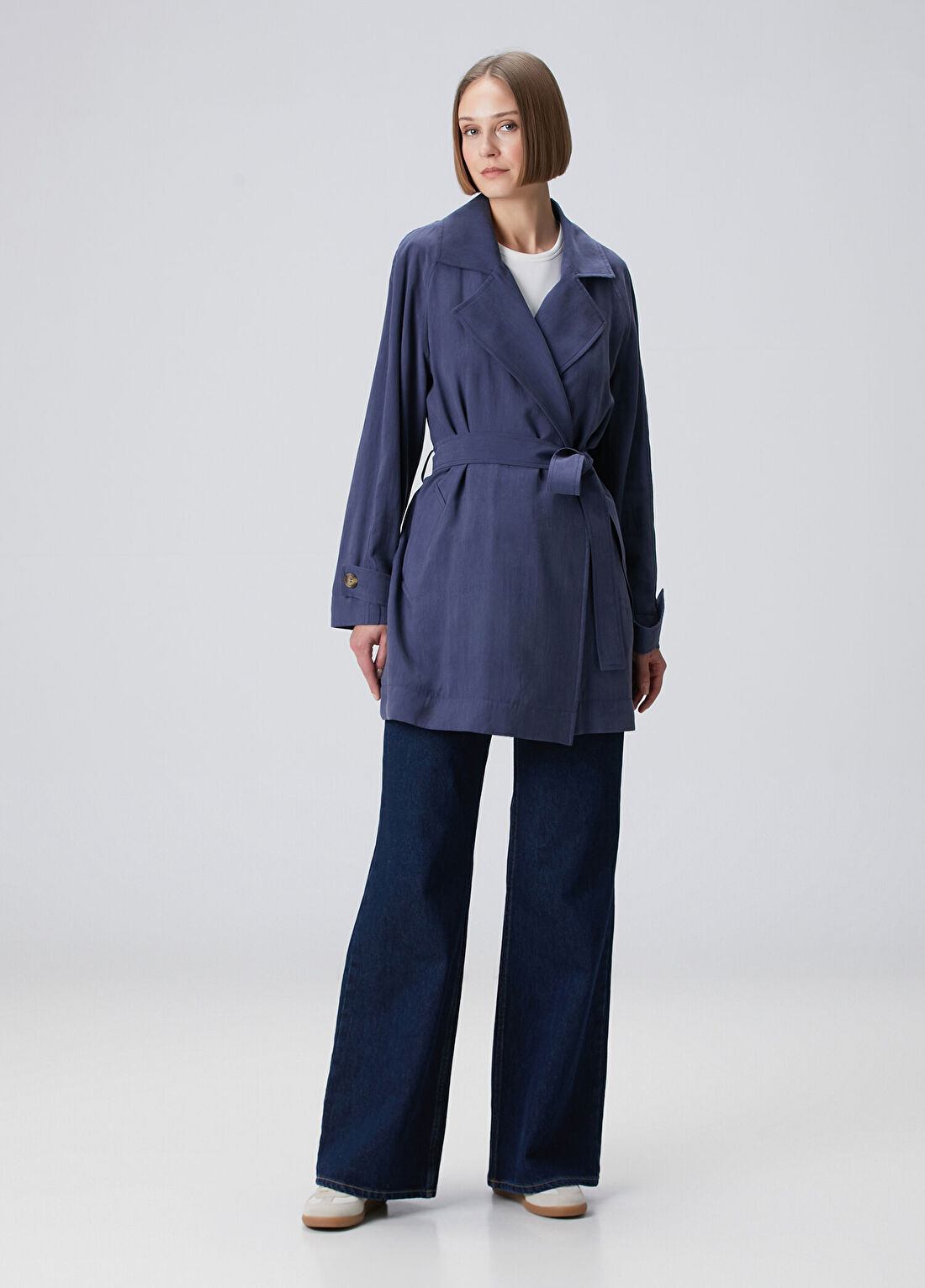 Beymen Collection Mavi Pardösü görsel 3
