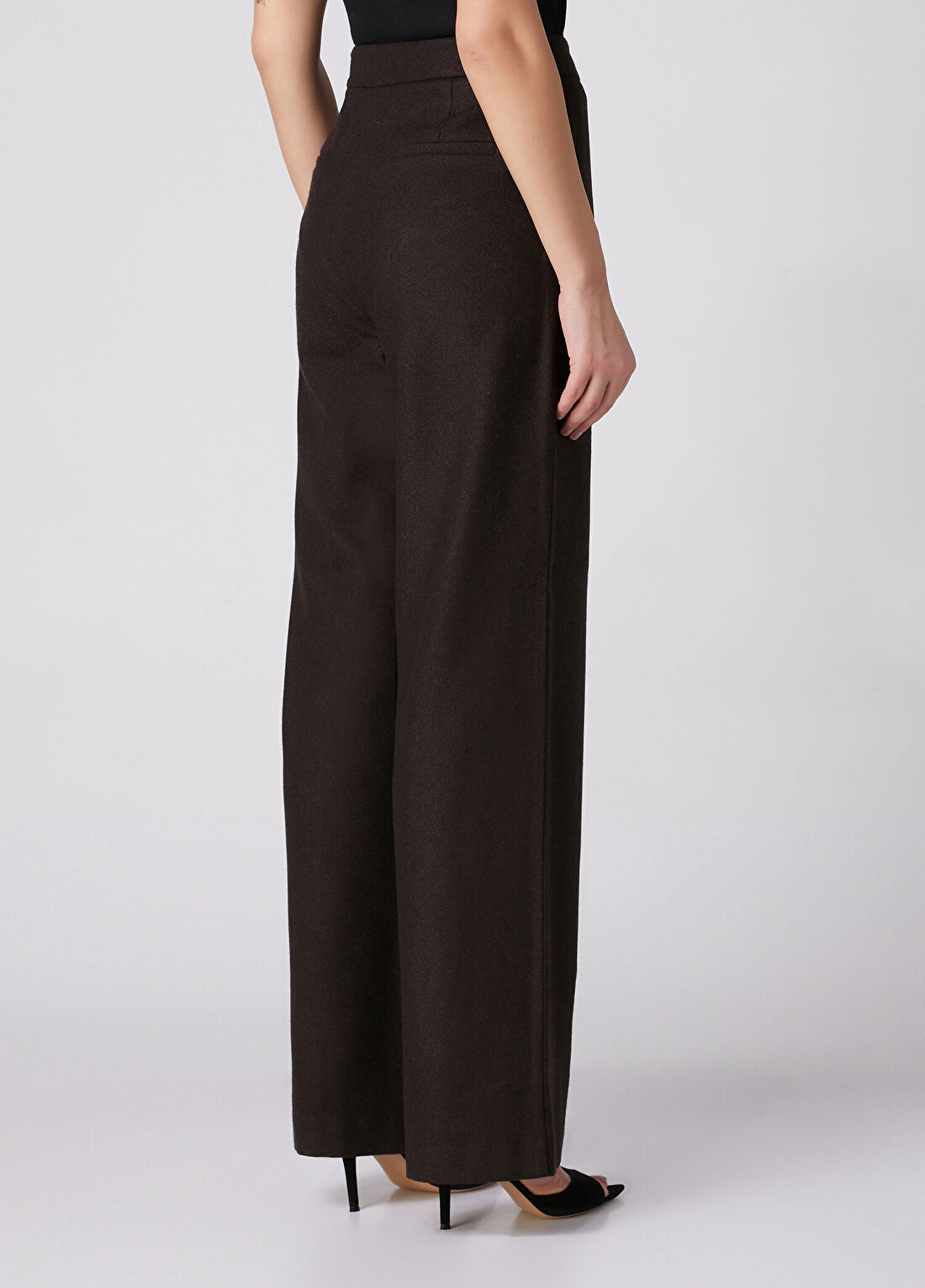 Beymen Collection Kahverengi Yün Pantolon görsel 4