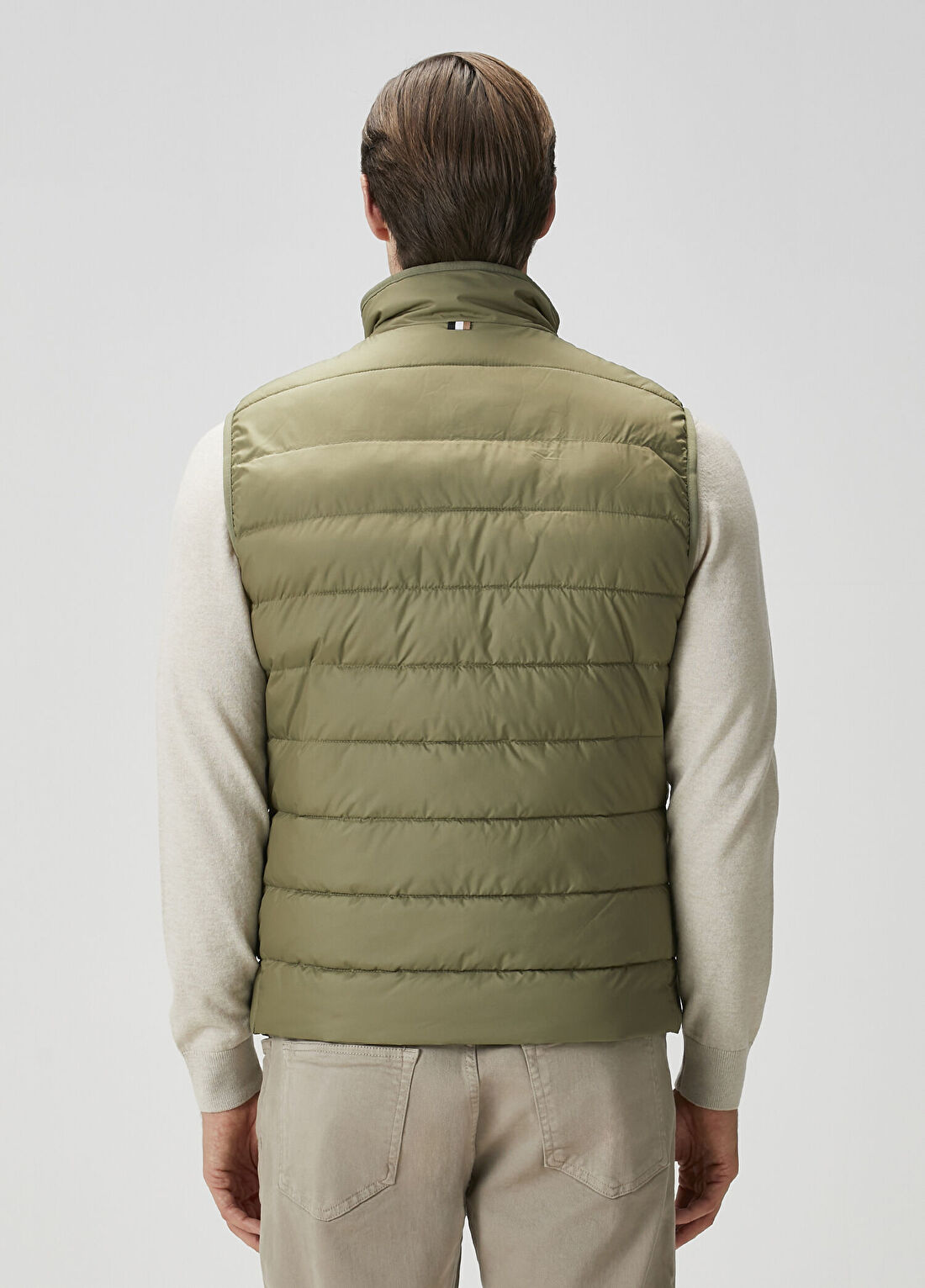 Boss Regular Fit Yeşil Puff Yelek görsel 4