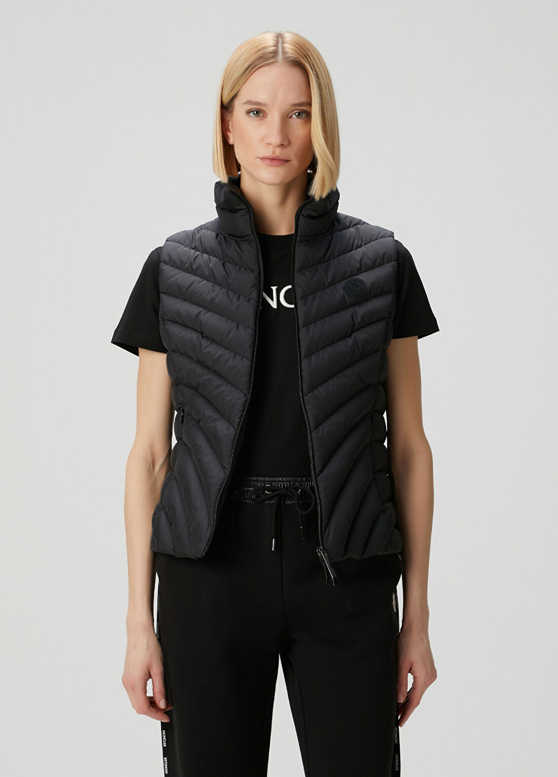 Moncler Granes Siyah Puffer Yelek