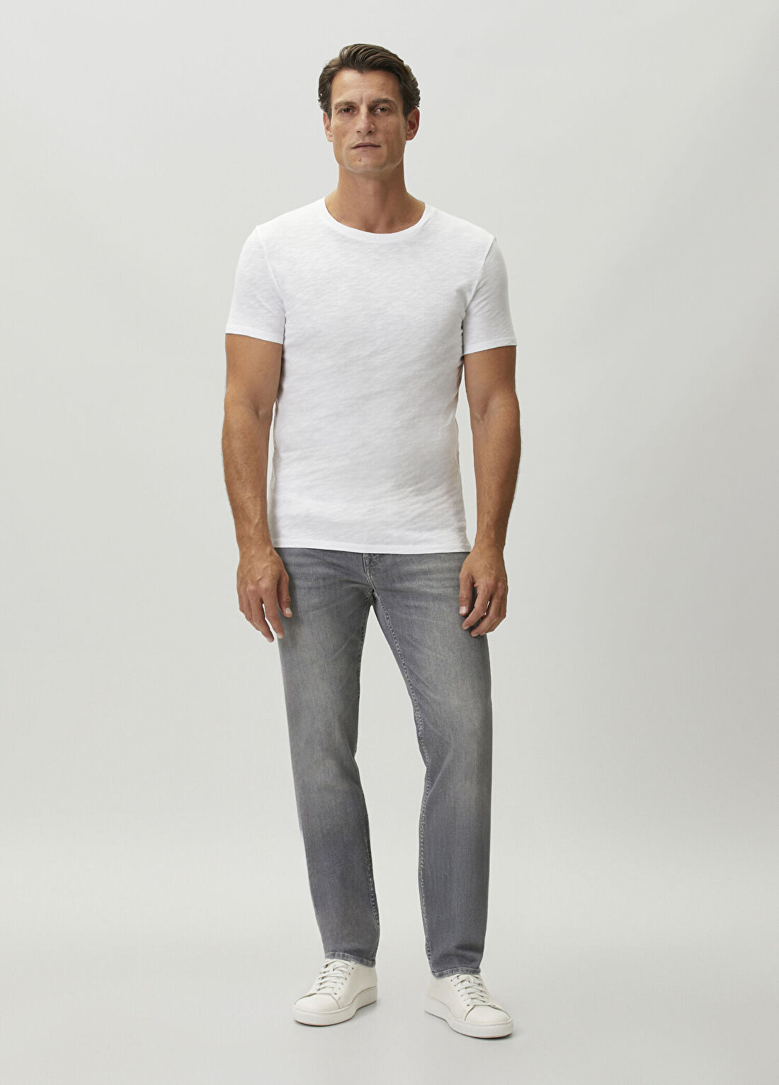 7 For All Mankind Slimmy Açık Gri Jean Pantolon