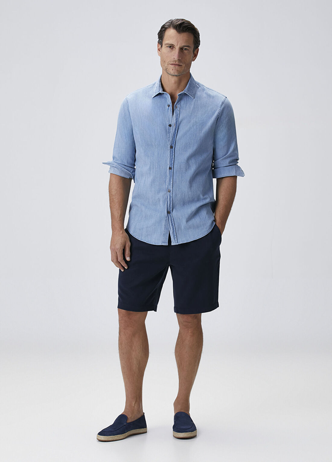 Beymen Collection Lacivert Bermuda