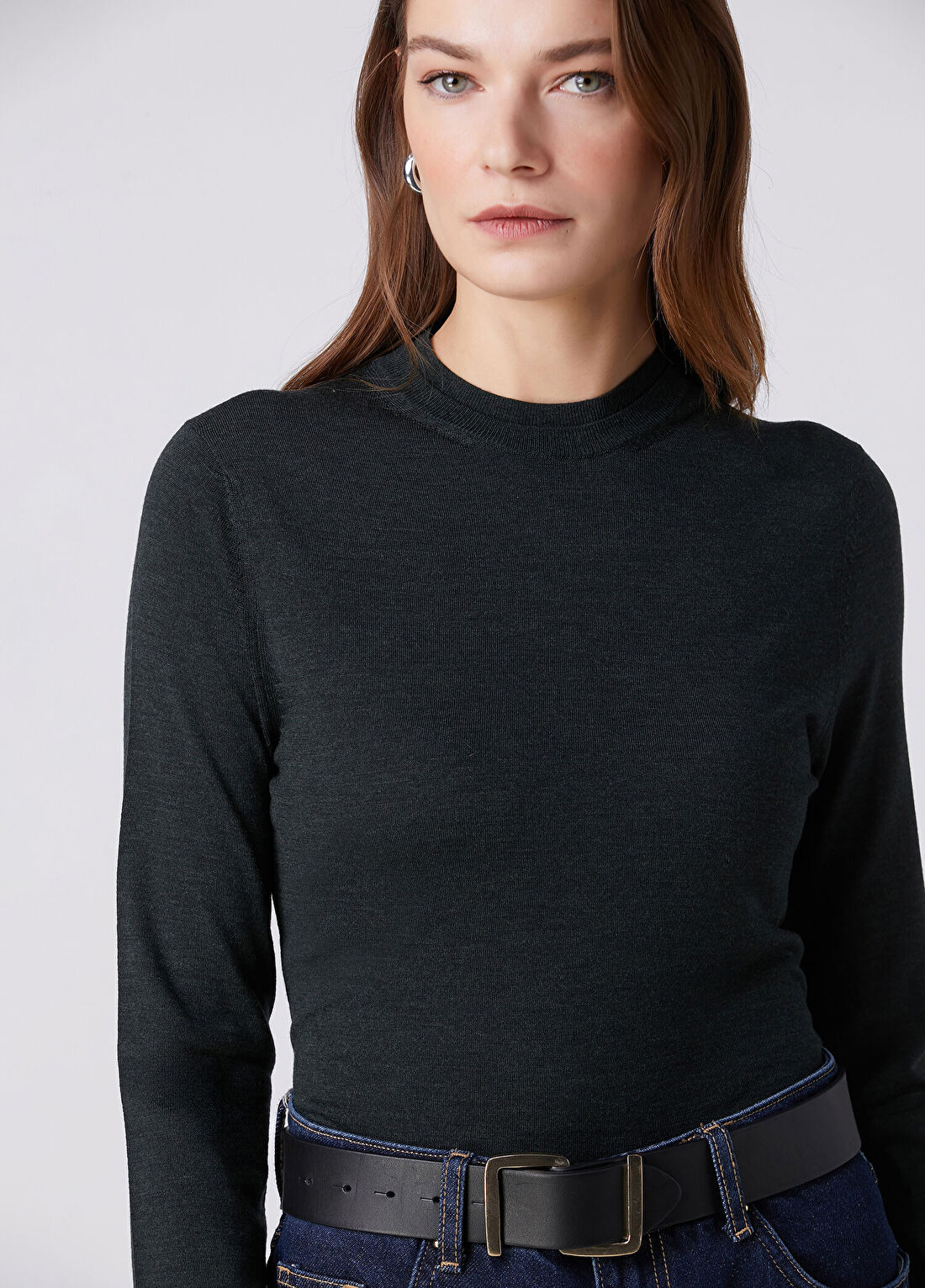 Beymen Collection Nefti Yaka Detaylı Yün Triko görsel 2
