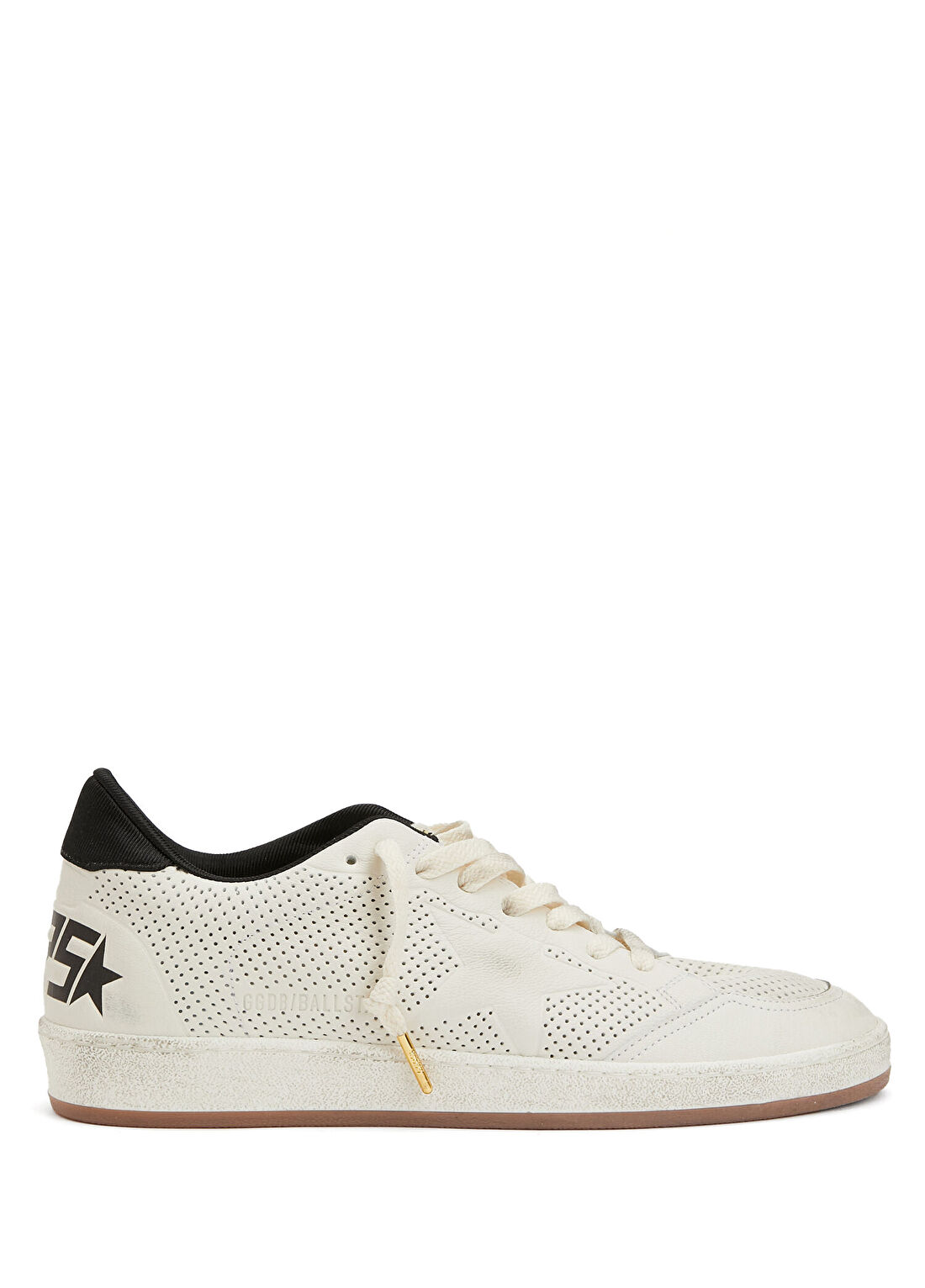 Golden Goose Siyah Beyaz Erkek Deri Sneaker