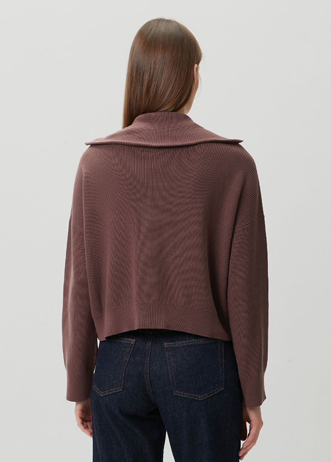 Brunello Cucinelli Mürdüm Hırka görsel 4