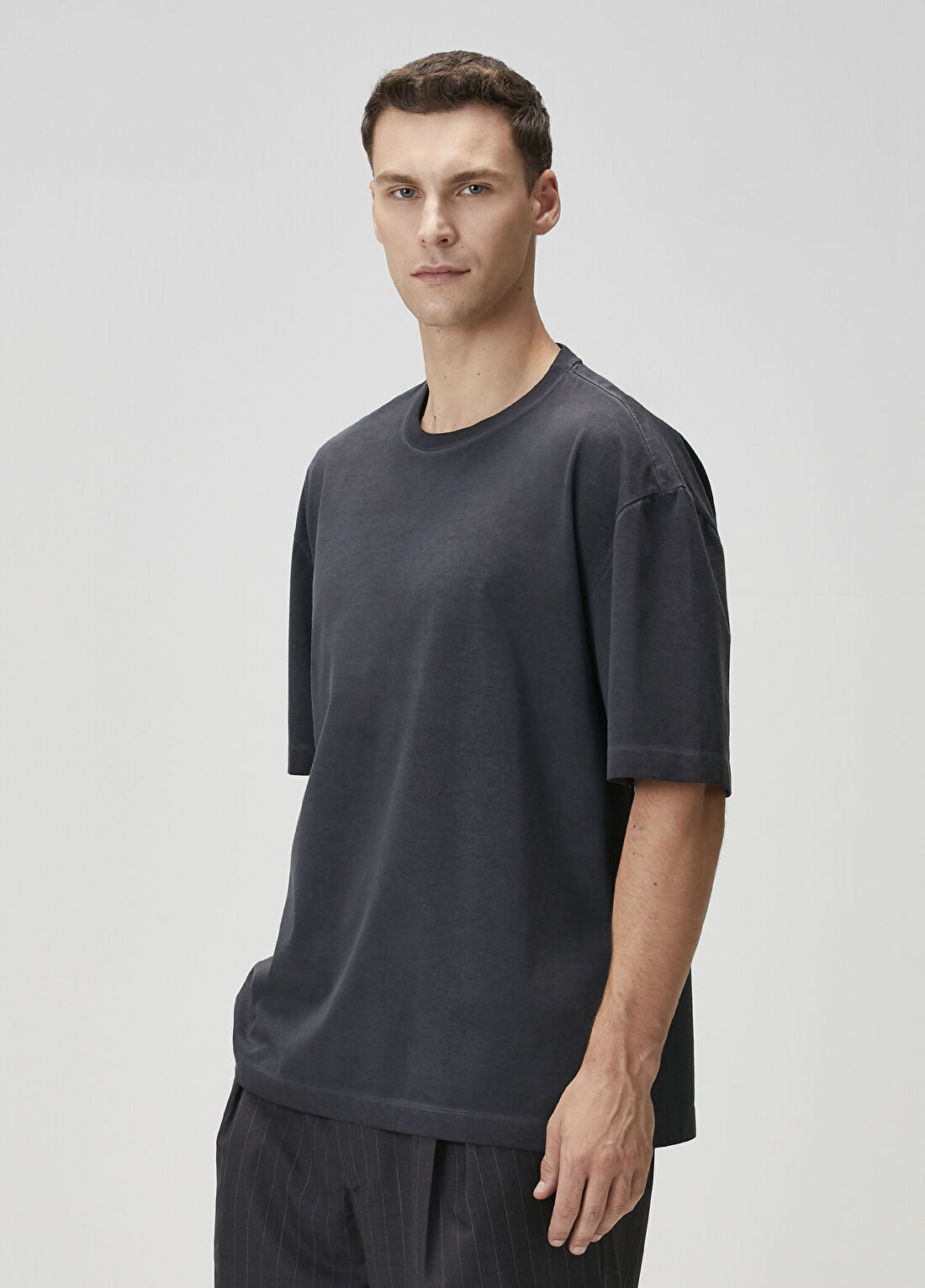 Maison Margiela Antrasit T-shirt görsel 3