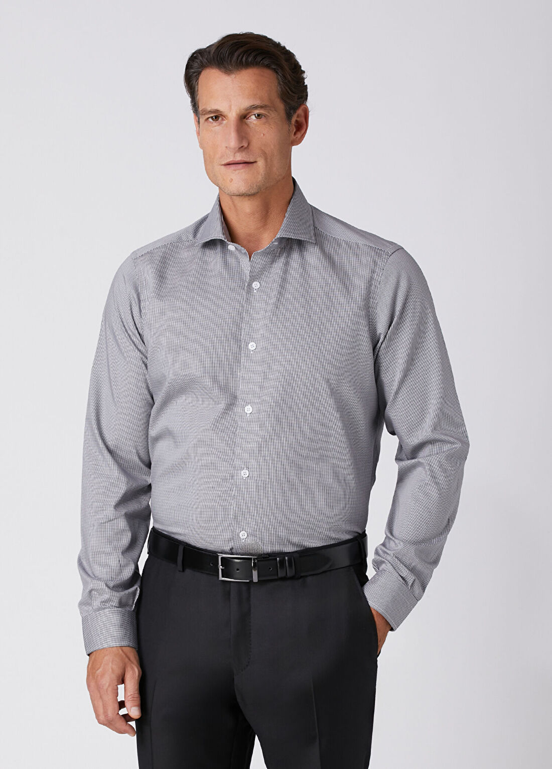 Beymen Collection Custom Fit Desenli Gömlek görsel 4
