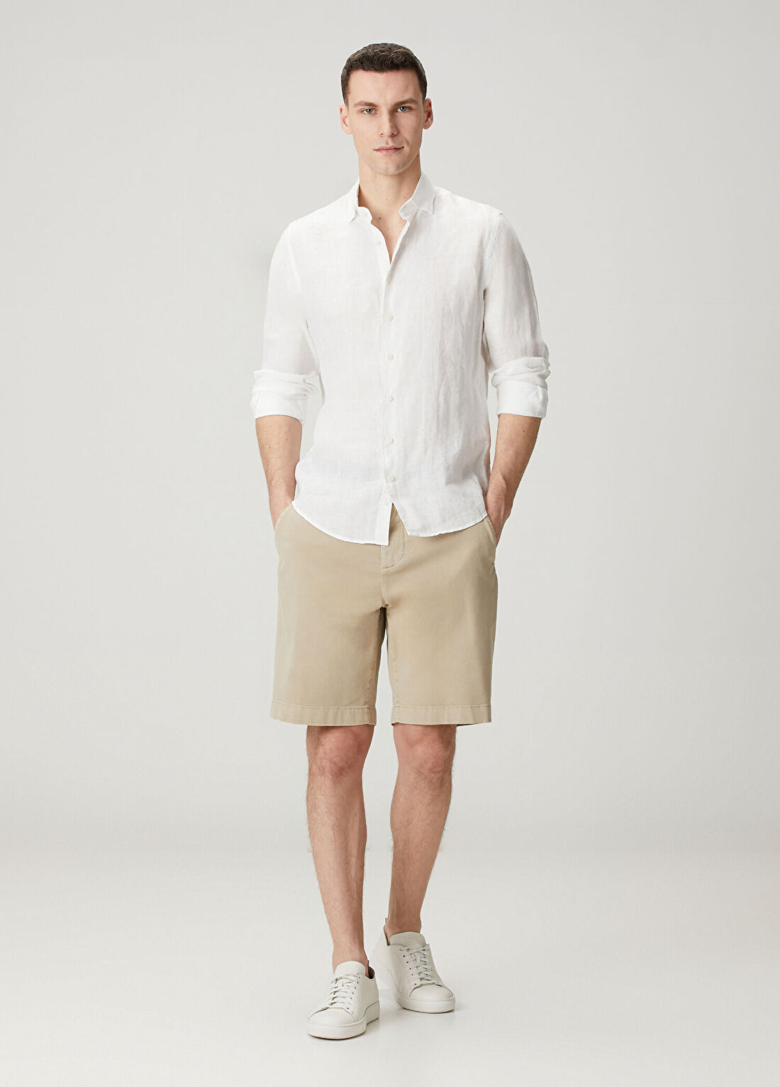 7 For All Mankind Bej Bermuda