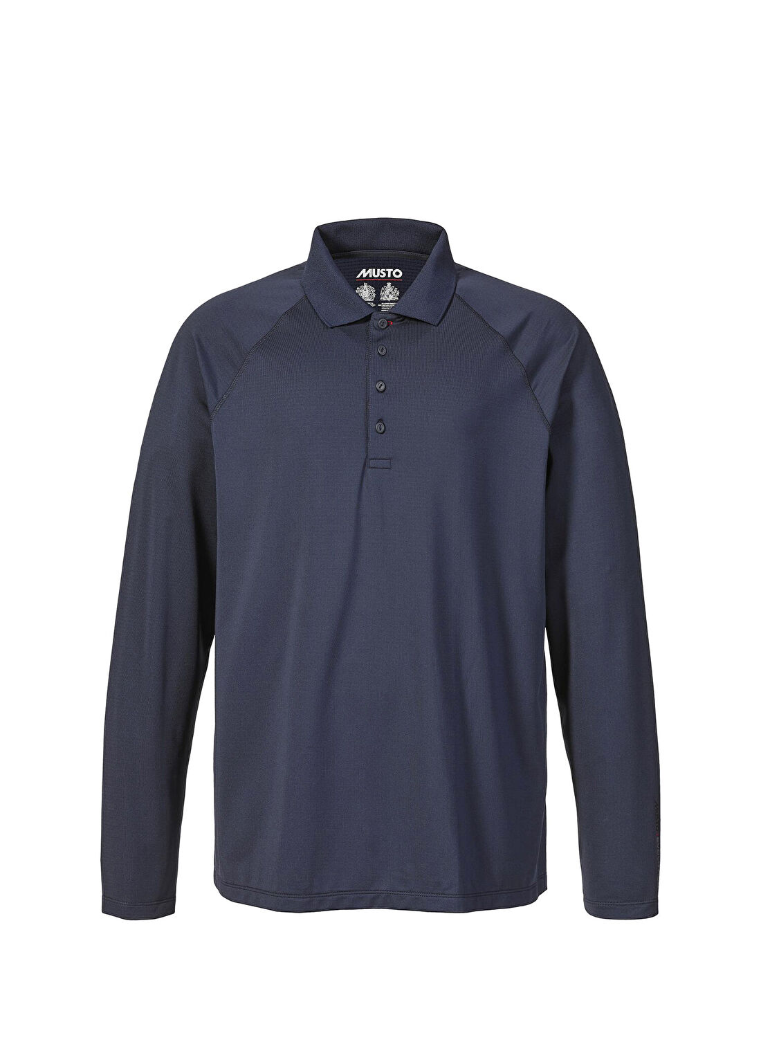 Musto Evo Sunblock 2.0 True Navy Polo Yaka Uzun Kollu Erkek T-shirt