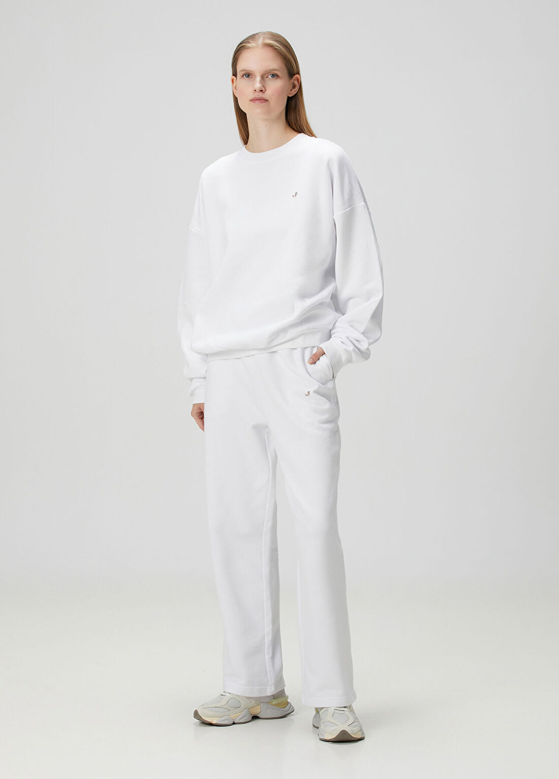 Jerf Aura Beyaz Sweatshirt görsel 2